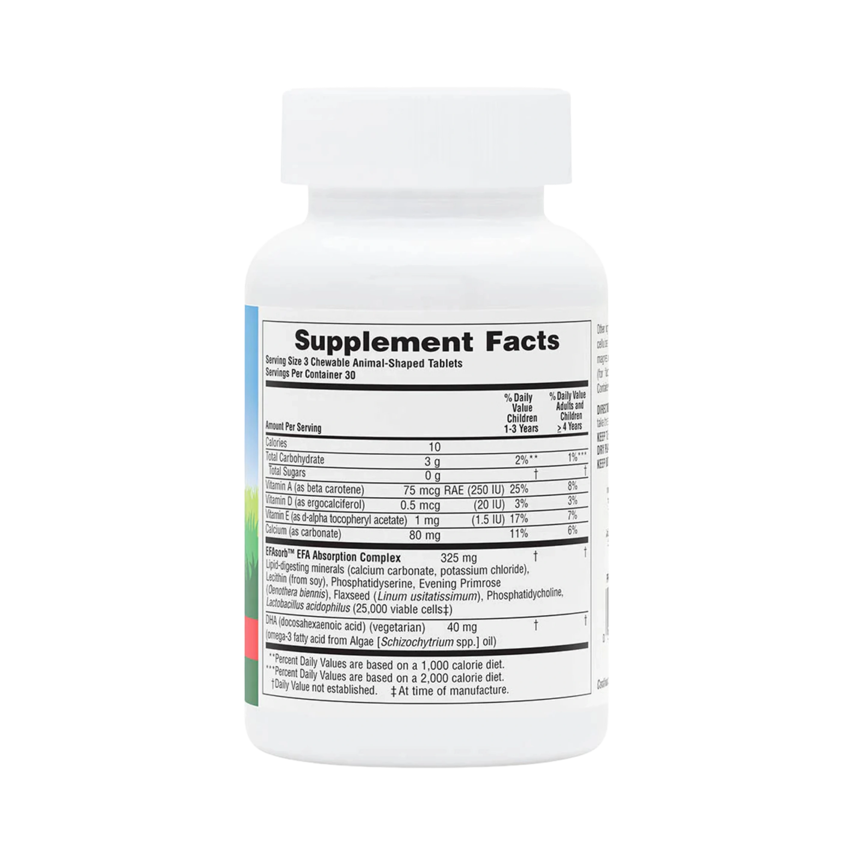 NaturesPlus, Animal Parade, DHA Kids, Children's Chewable Omega-3 Supplement, Cherry, 90 Animal-Shaped Tablets