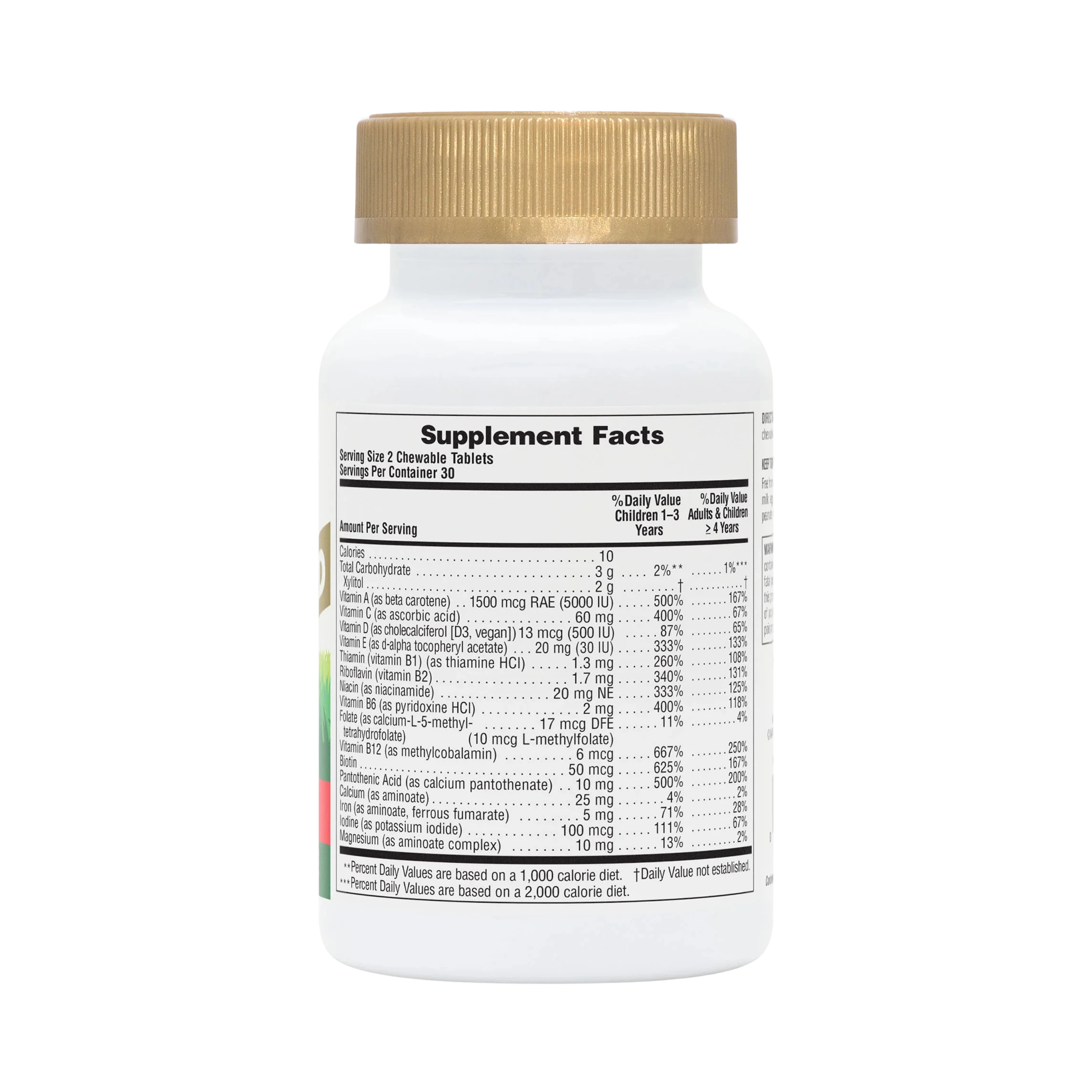 NaturesPlus, Animal Parade Gold, Children's Chewable Multivitamin Supplement, Cherry, 60 Animal-Shaped Tablets