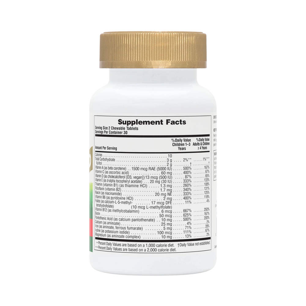 NaturesPlus, Animal Parade Gold, Children's Chewable Multivitamin Supplement, Cherry, 60 Animal-Shaped Tablets