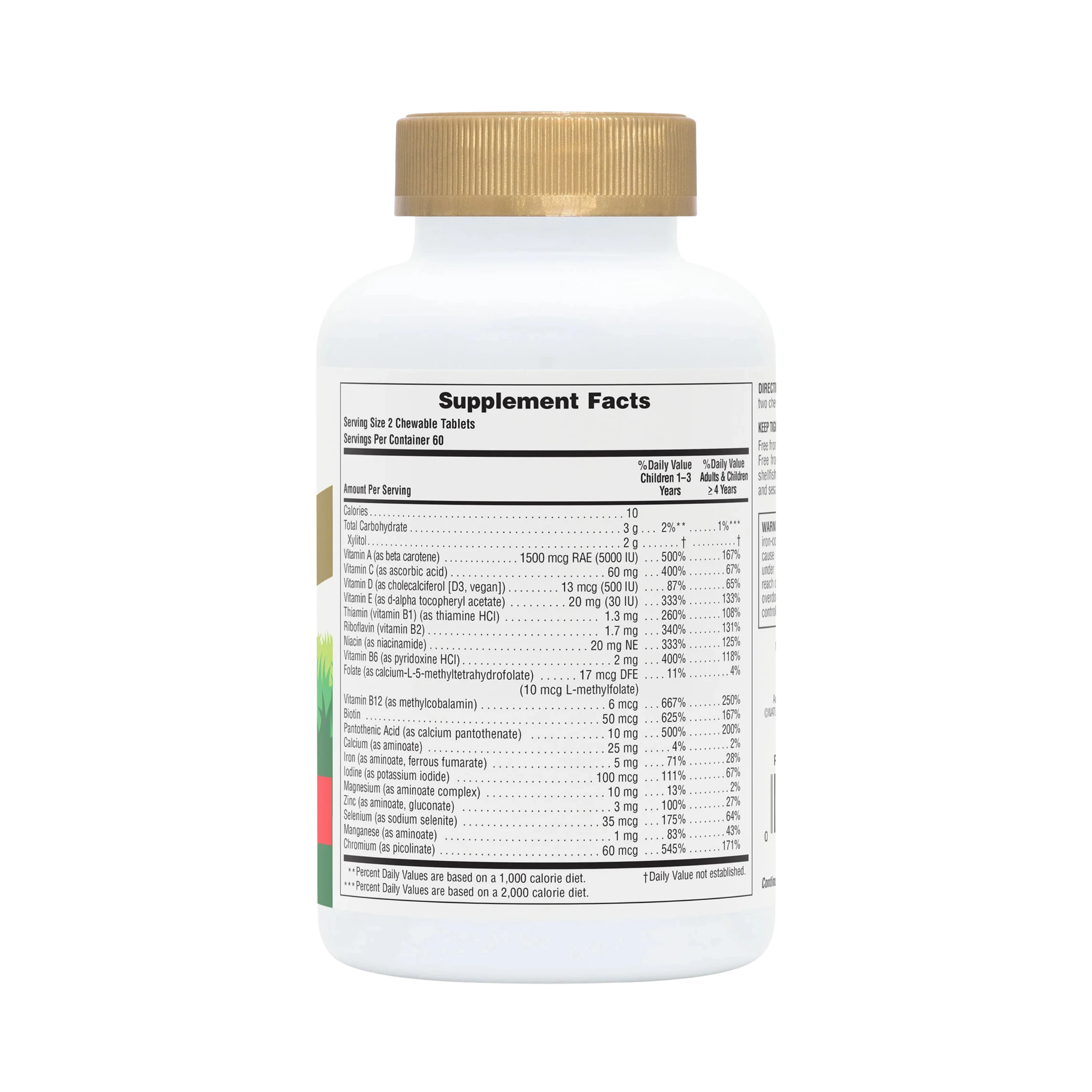 NaturesPlus, Animal Parade Gold, Children's Chewable Supplement, Cherry, 120 Animal-Shaped Tablets