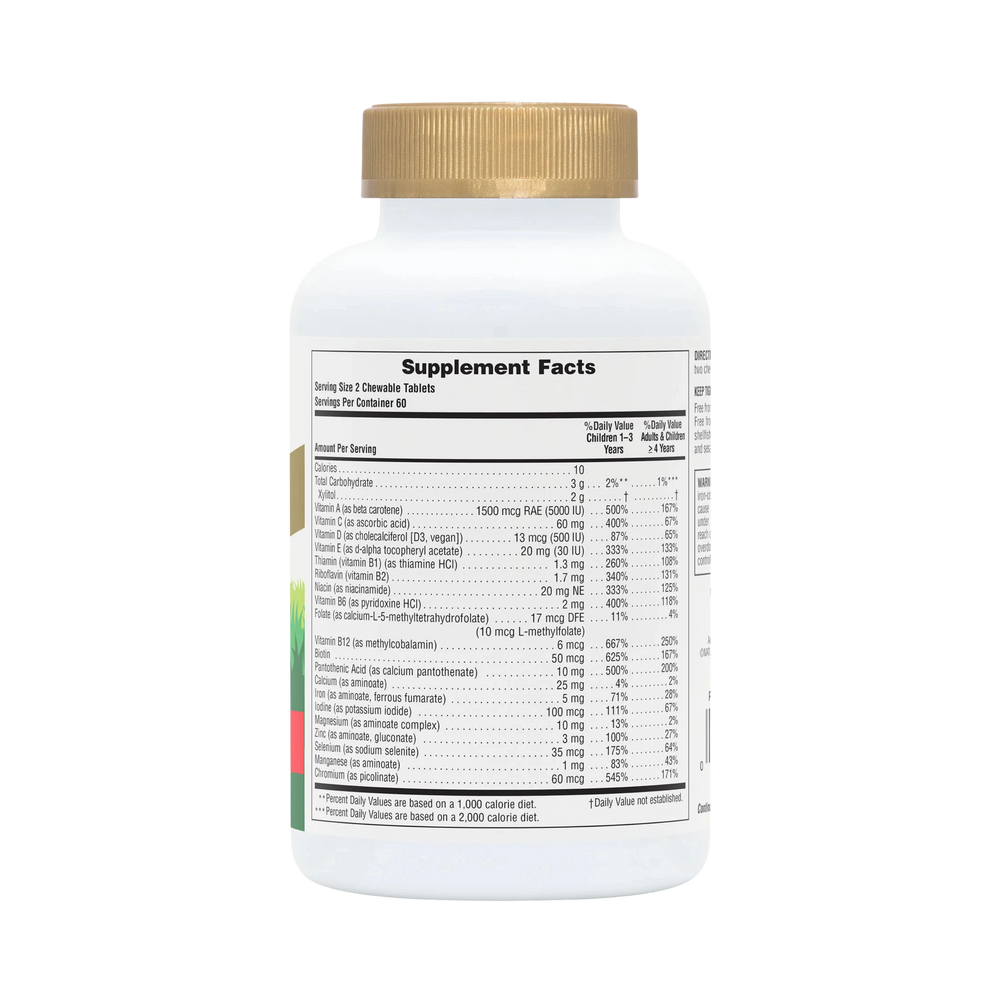 NaturesPlus, Animal Parade Gold, Children's Chewable Supplement, Cherry, 120 Animal-Shaped Tablets