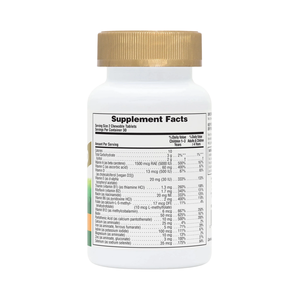 NaturesPlus, Animal Parade Gold, Children's Chewable Supplement, Cherry, Grape & Orange, 60 Animal-Shaped Tablets
