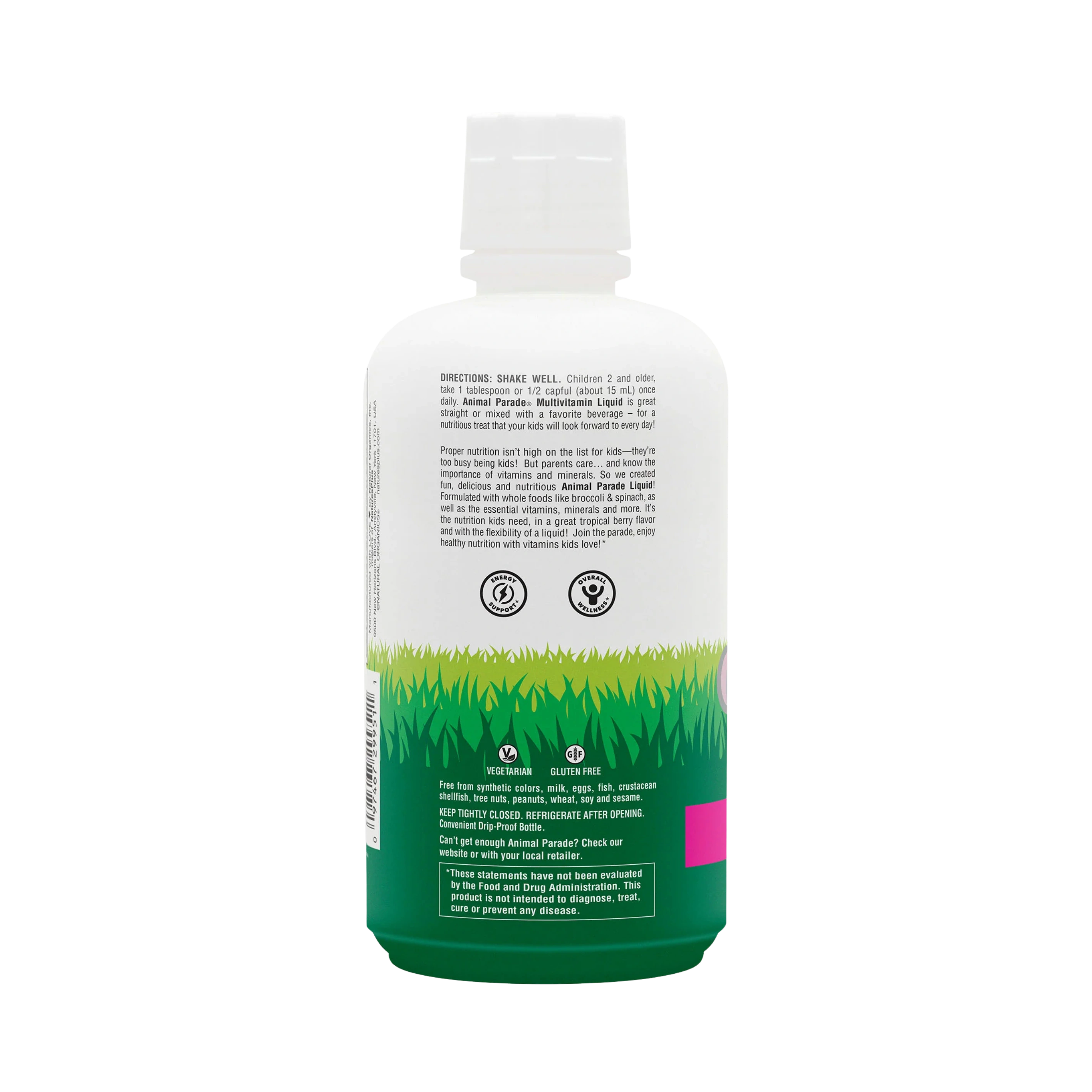 NaturesPlus, Animal Parade, Multivitamin Liquid, Tropical Berry, 30 Fl Oz