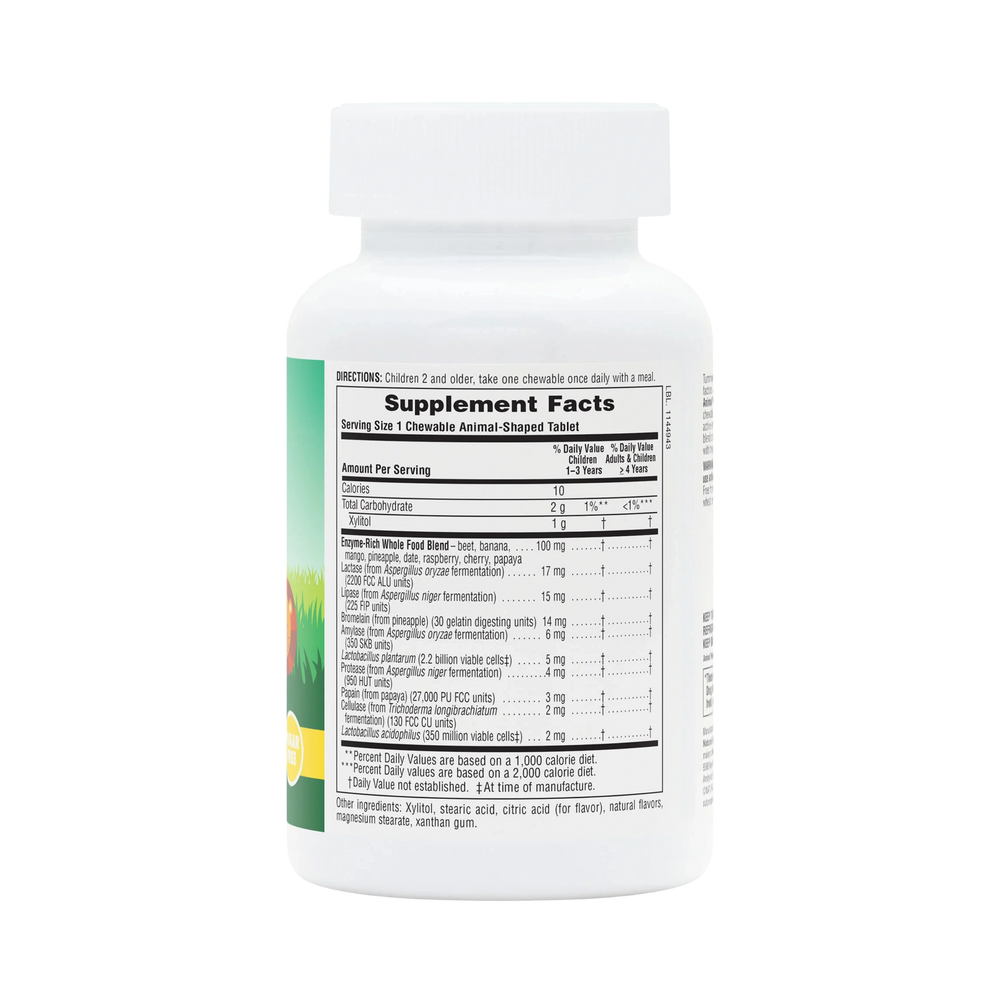 NaturesPlus, Animal Parade, Tummy Zyme, Tropical Fruit , 90 Animal-Shaped Tablets