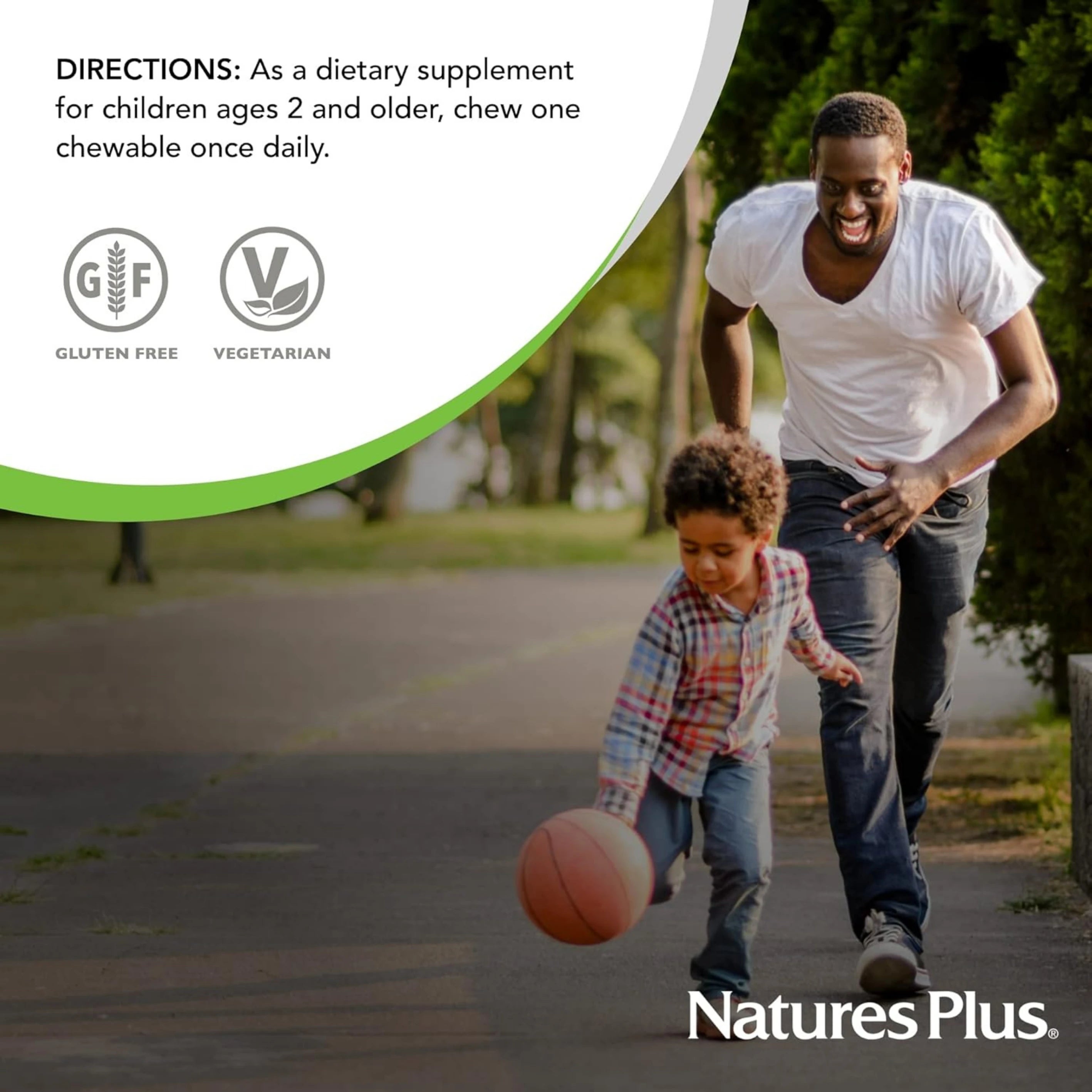 NaturesPlus, Animal Parade, Vitamin D3, Sugar Free, Black Cherry, 12.5 Mcg, 90 Animal-Shaped Tablets