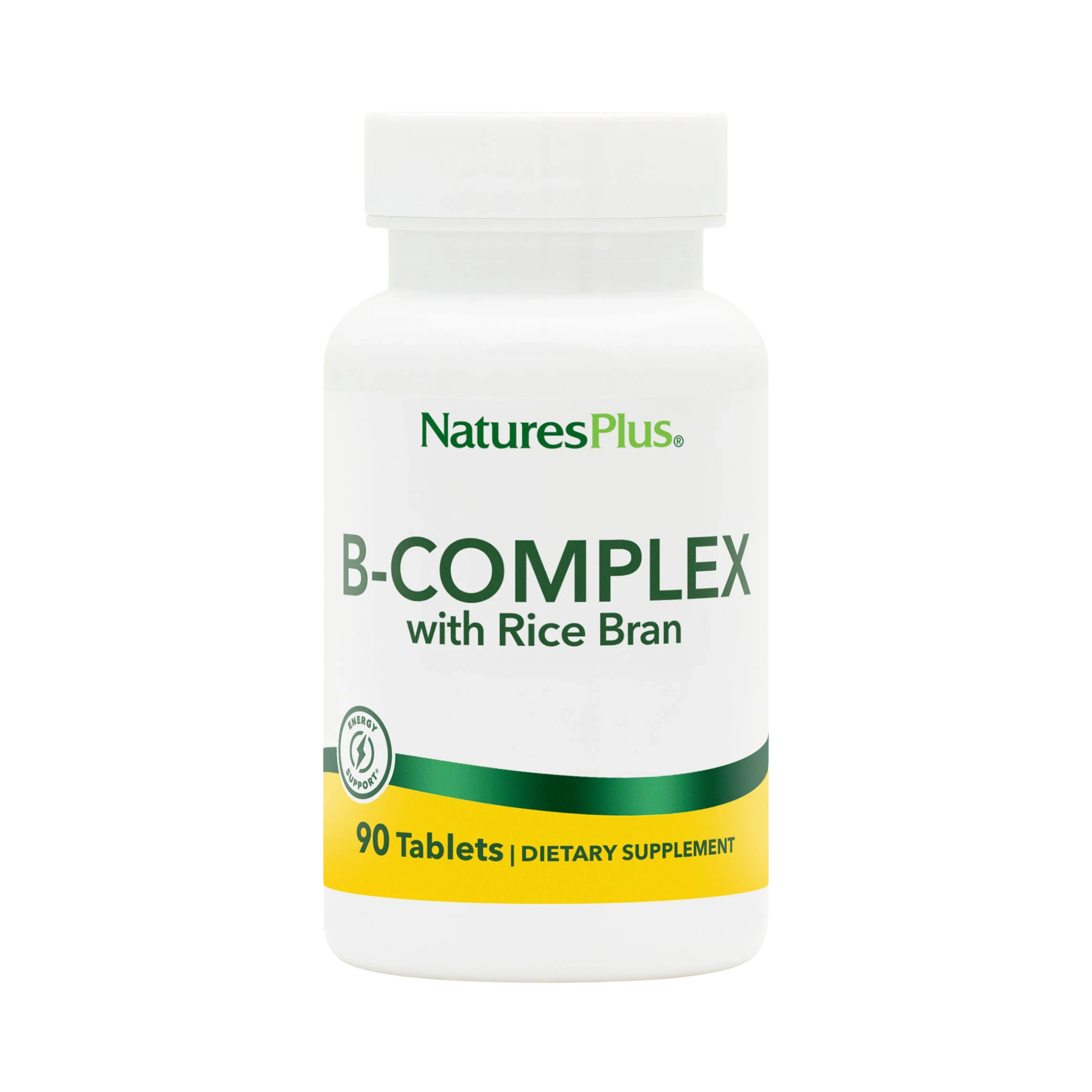 NaturesPlus, B-Complex with Rice Bran, 90 Tablets
