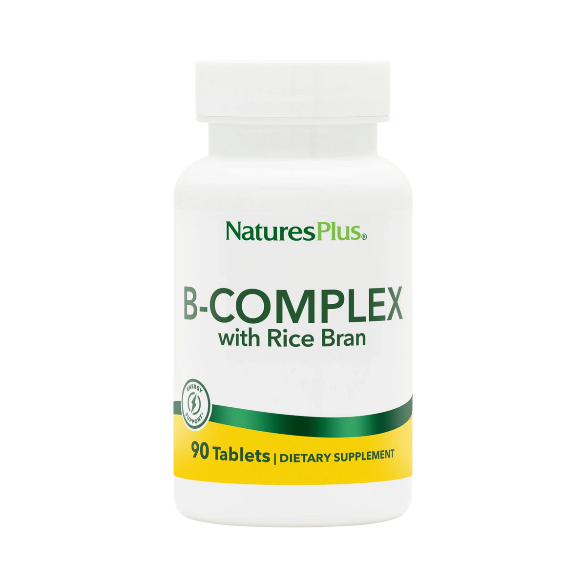 NaturesPlus, B-Complex with Rice Bran, 90 Tablets
