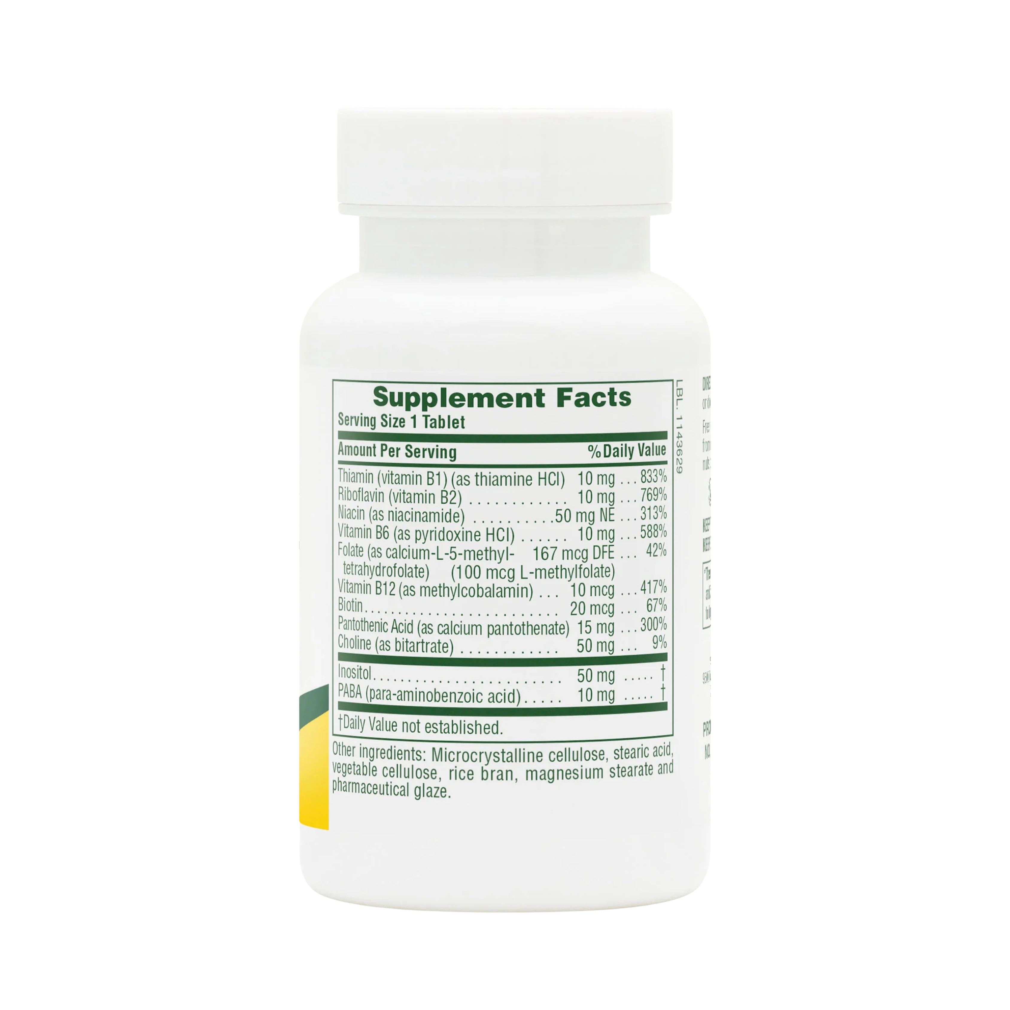 NaturesPlus, B-Complex with Rice Bran, 90 Tablets