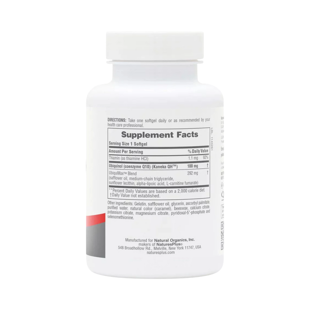 NaturesPlus, Beyond CoQ10 Ubiquinol, 100 Mg, 60 Softgels