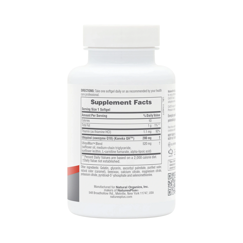 NaturesPlus, Beyond CoQ10 Ubiquinol, 200 Mg, 30 Softgels