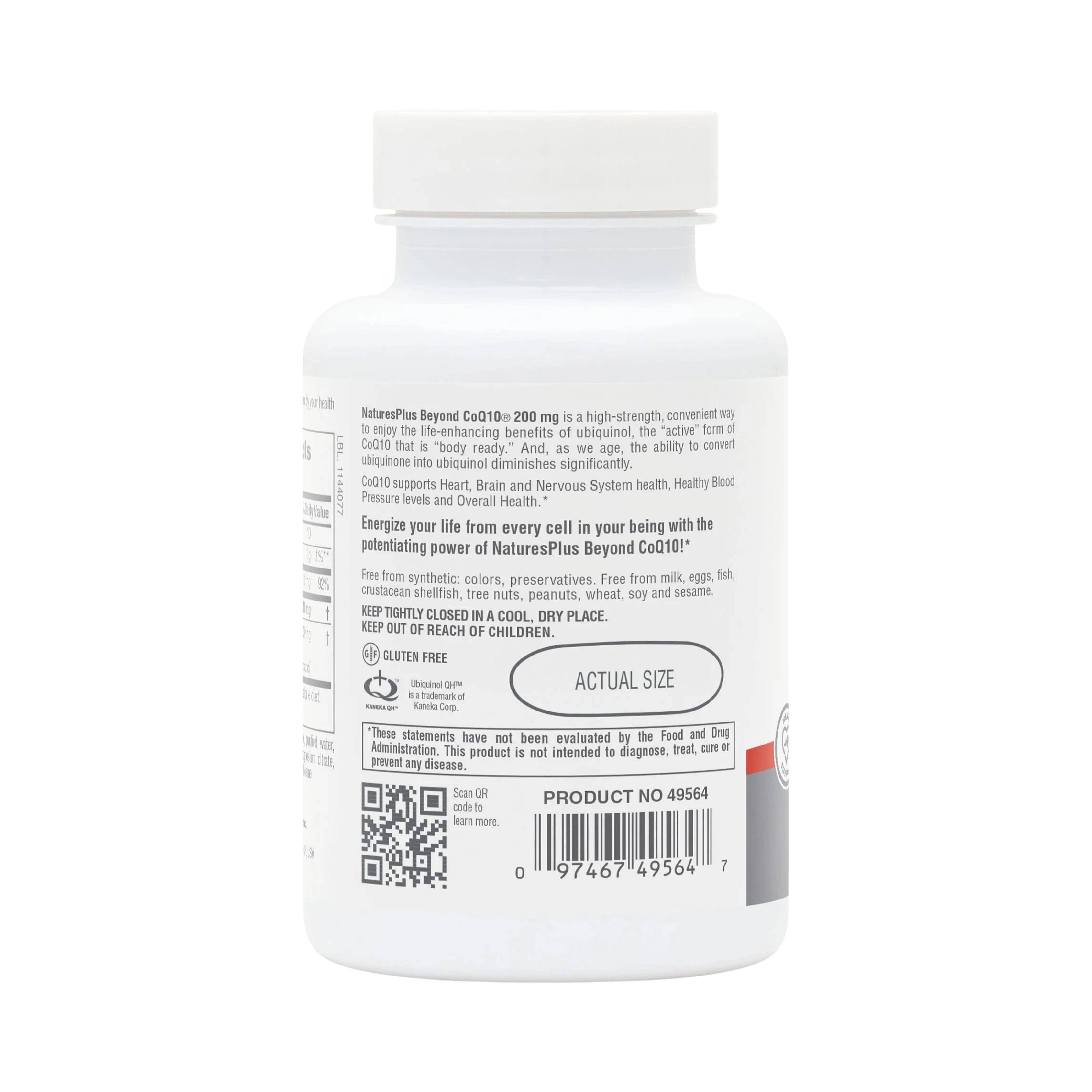 NaturesPlus, Beyond CoQ10 Ubiquinol, 200 Mg, 30 Softgels