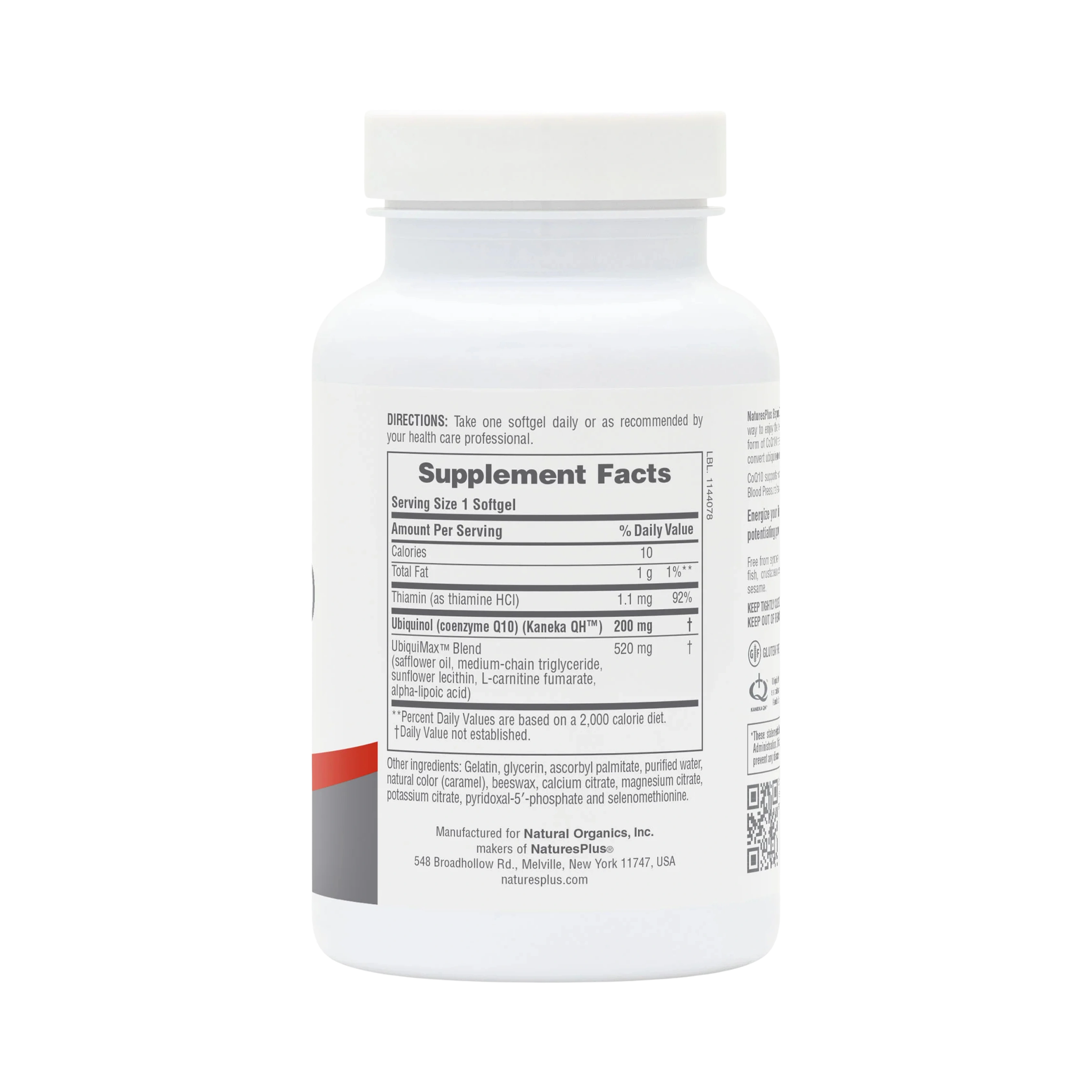 NaturesPlus, Beyond CoQ10 Ubiquinol, 200 Mg, 60 Softgels