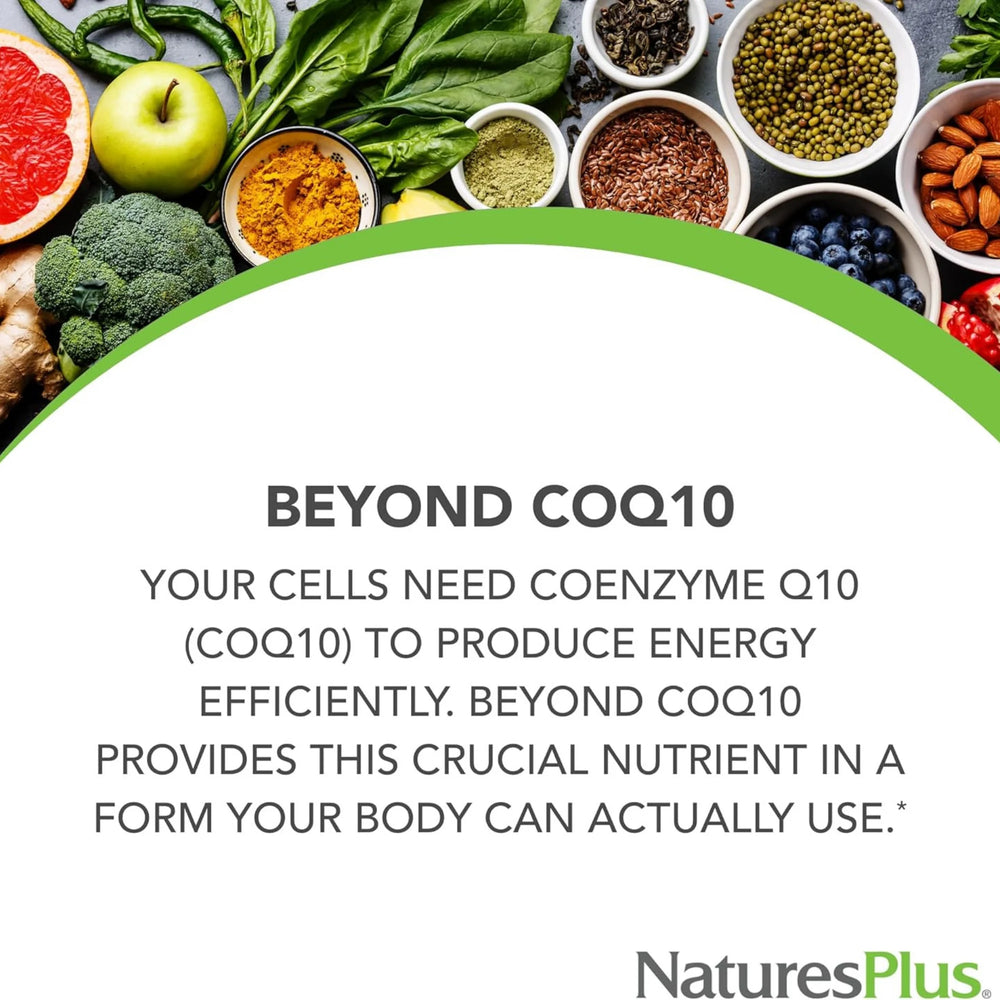 NaturesPlus, Beyond CoQ10 Ubiquinol, 50 Mg, 30 Softgels