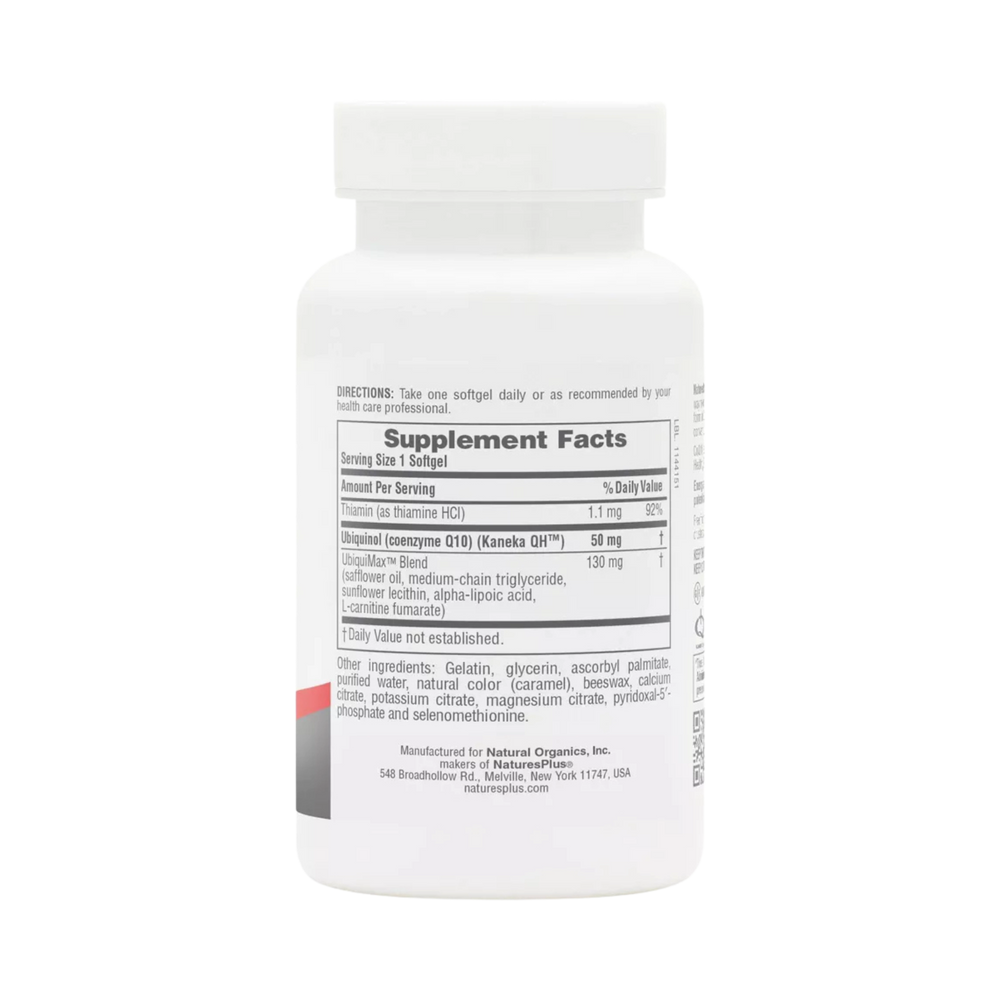 NaturesPlus, Beyond CoQ10 Ubiquinol, 50 Mg, 60 Softgels
