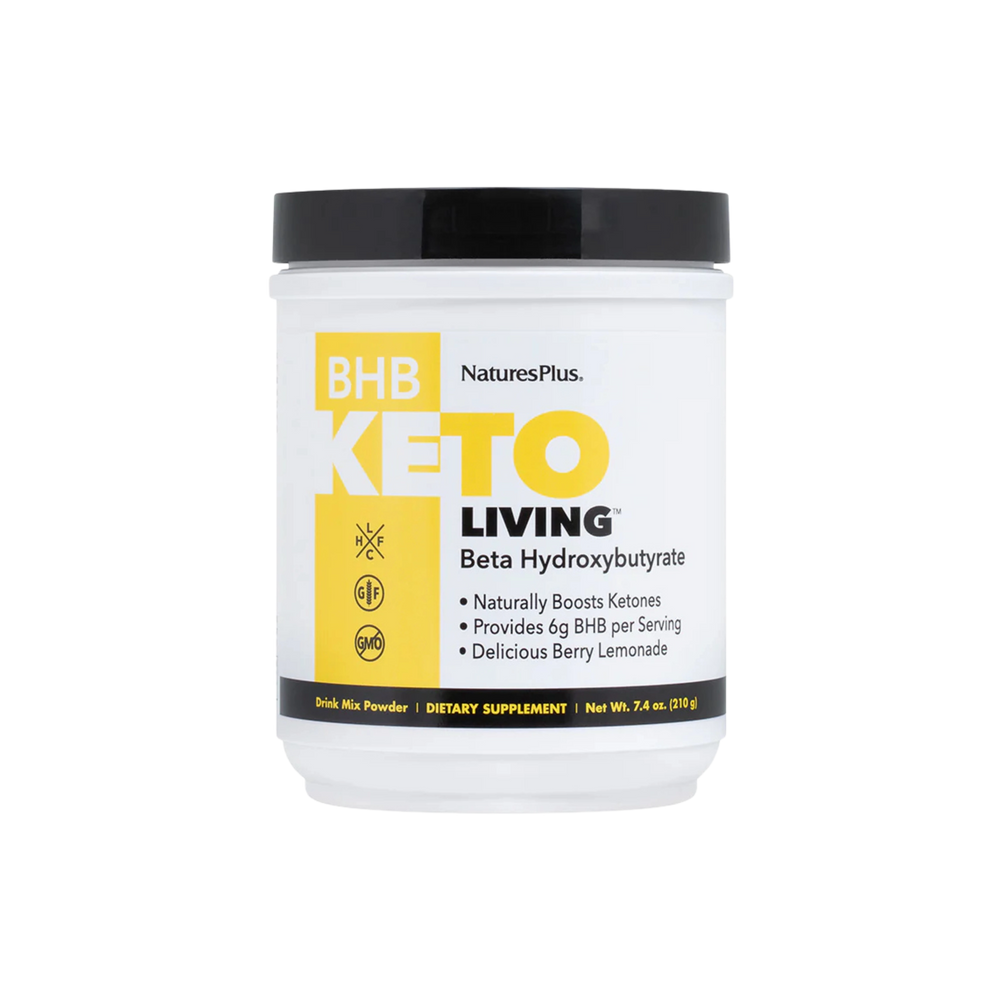 NaturesPlus, BHB Keto Living, Berry Lemonade, 7.4 Oz