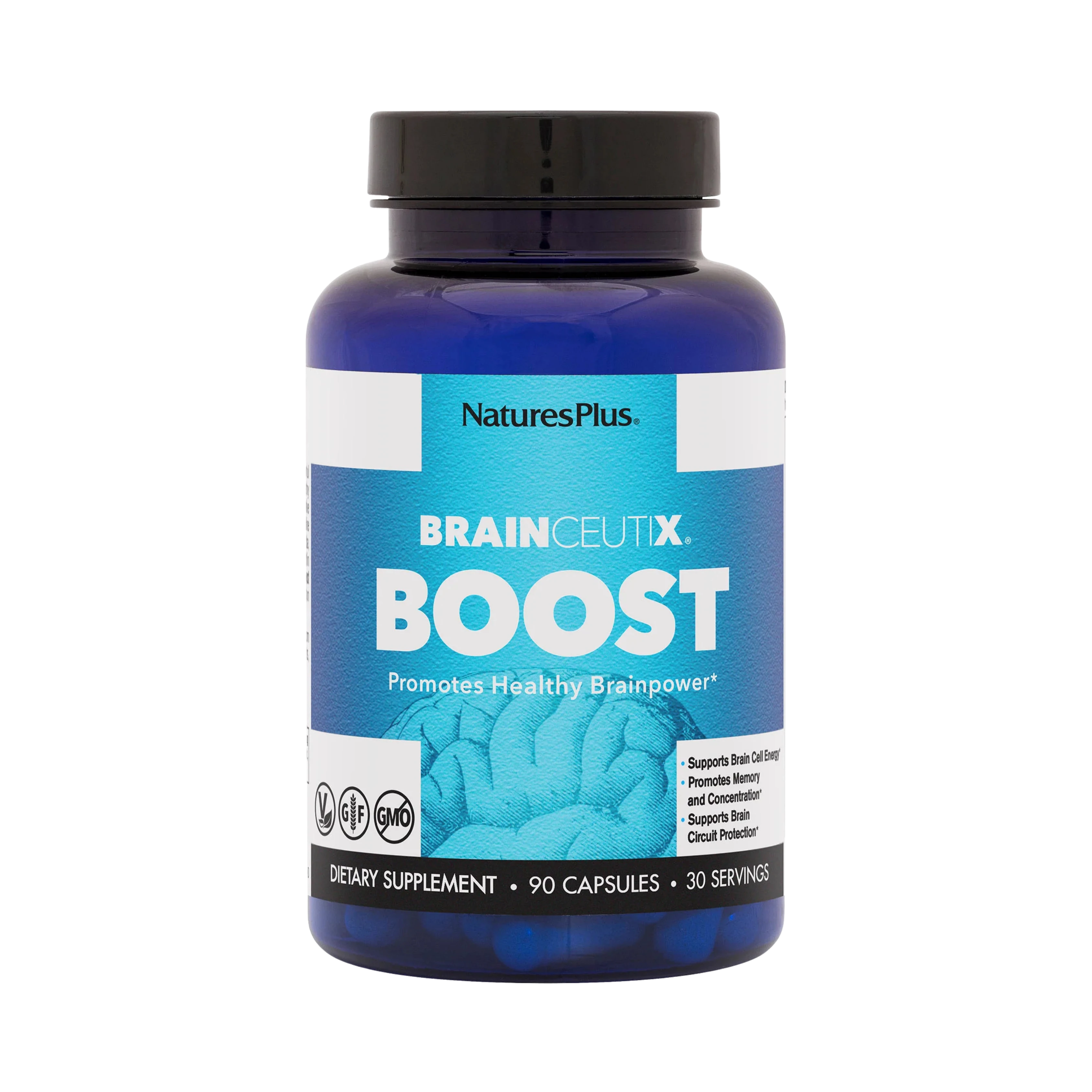 NaturesPlus, Brainceutix Boost, 90 Capsules