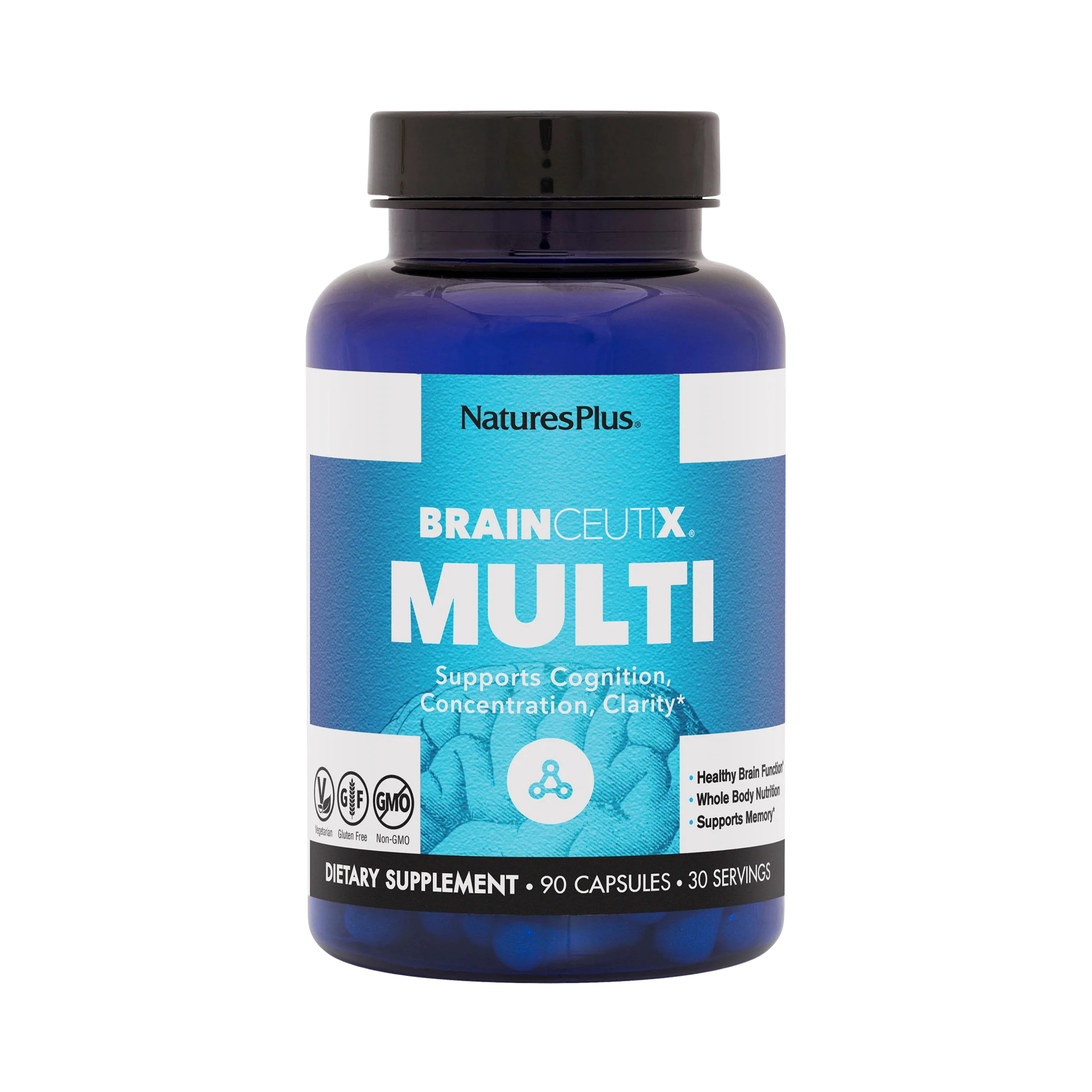 NaturesPlus, BrainCeutix Boost, 90 Capsules