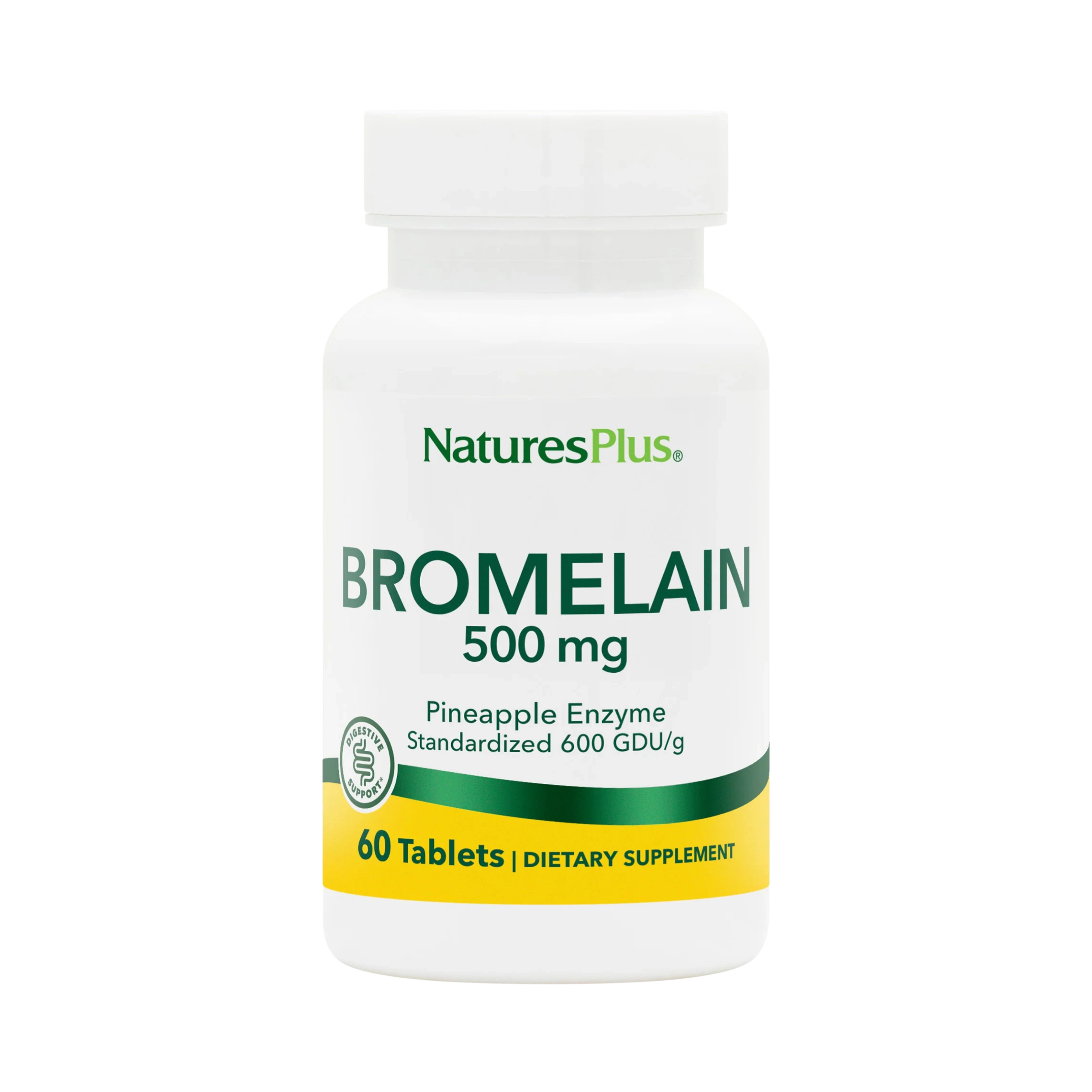 NaturesPlus, Bromelain, 500 Mg, 60 Tablets