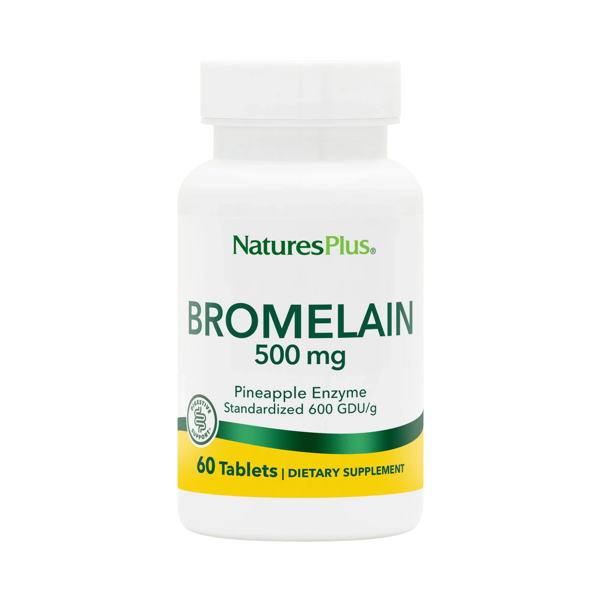 NaturesPlus, Bromelain, 500 Mg, 60 Tablets