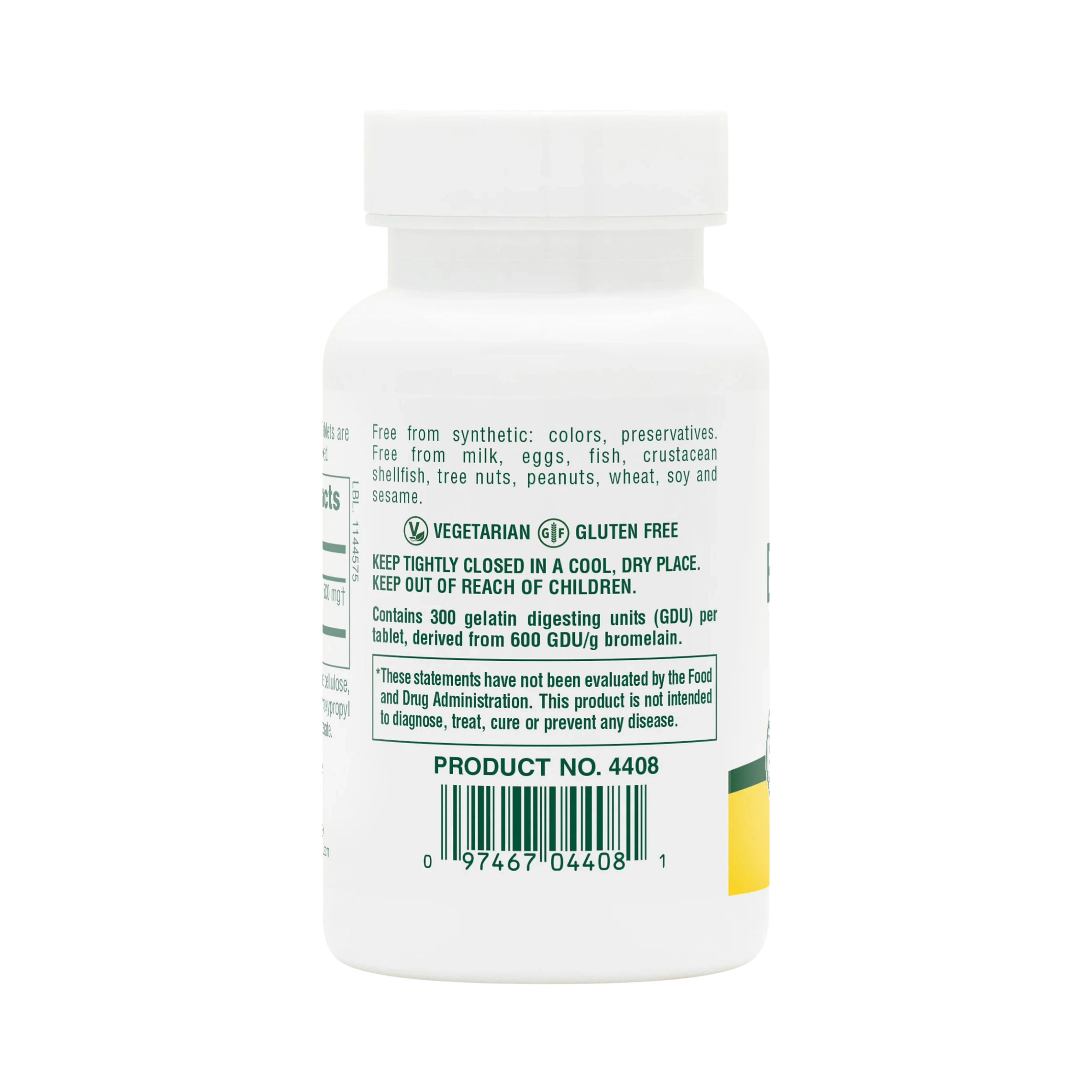 NaturesPlus, Bromelain, 500 Mg, 60 Tablets