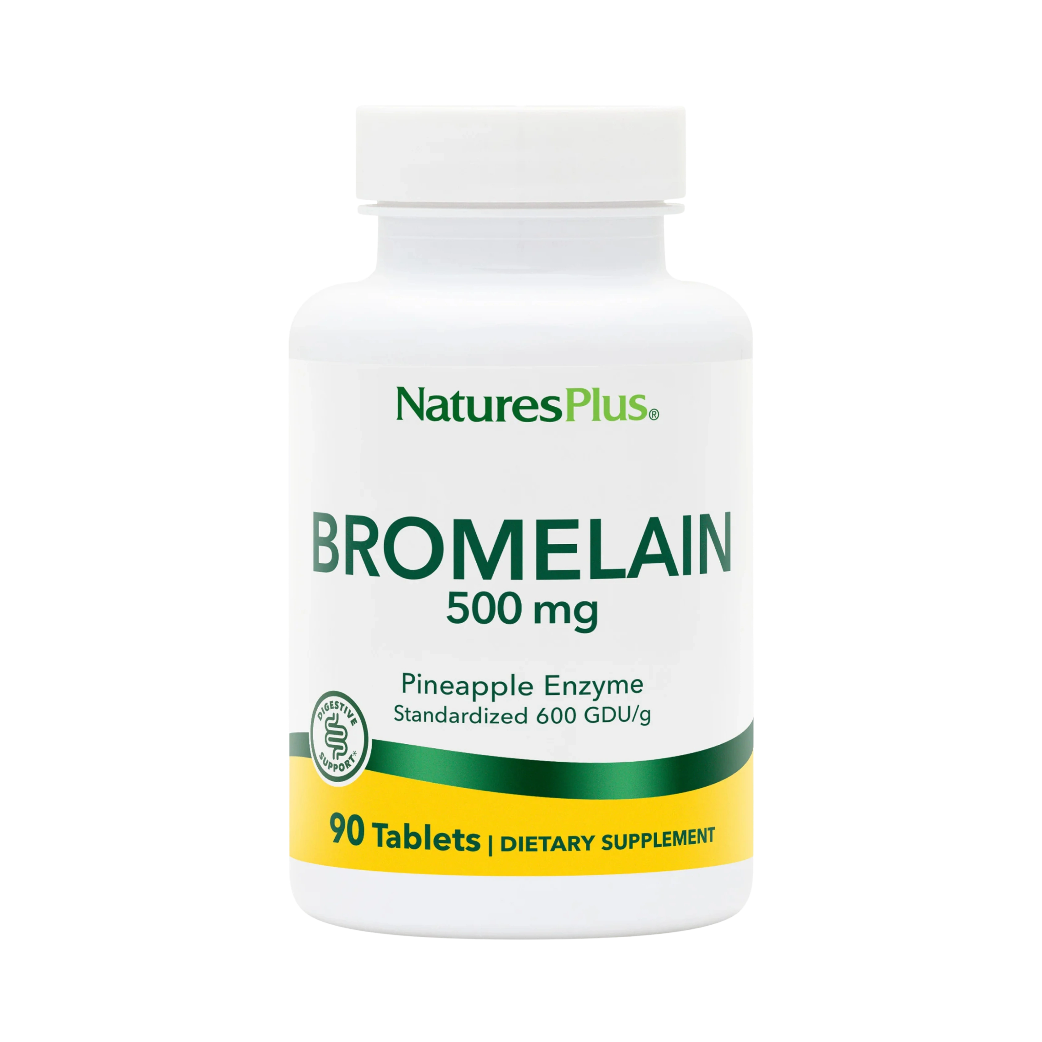 NaturesPlus, Bromelain, 500 Mg, 90 Tablets