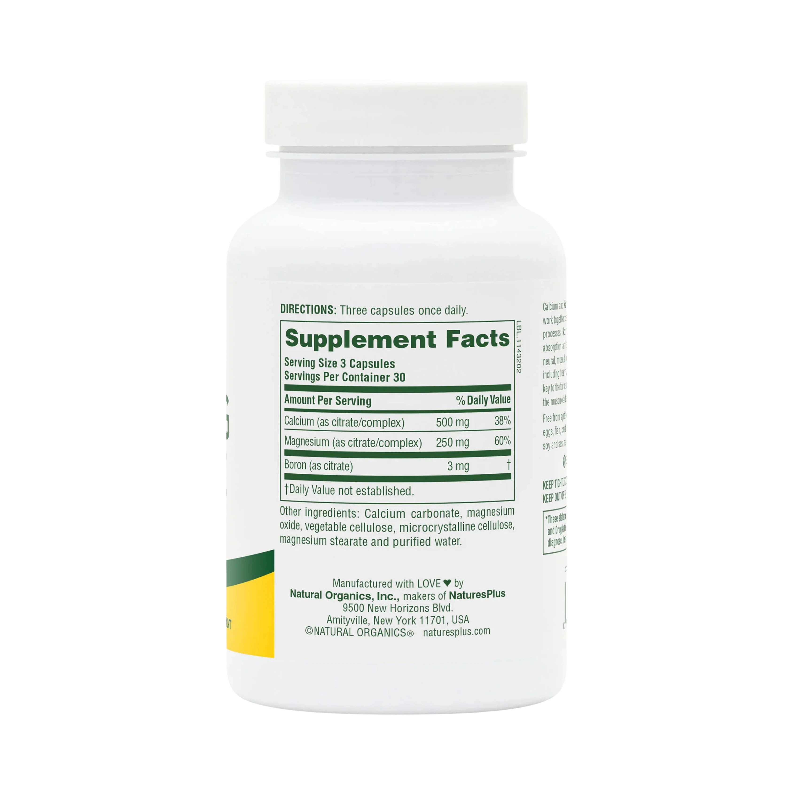 NaturesPlus, Cal/Mag Citrate, 90 Capsules