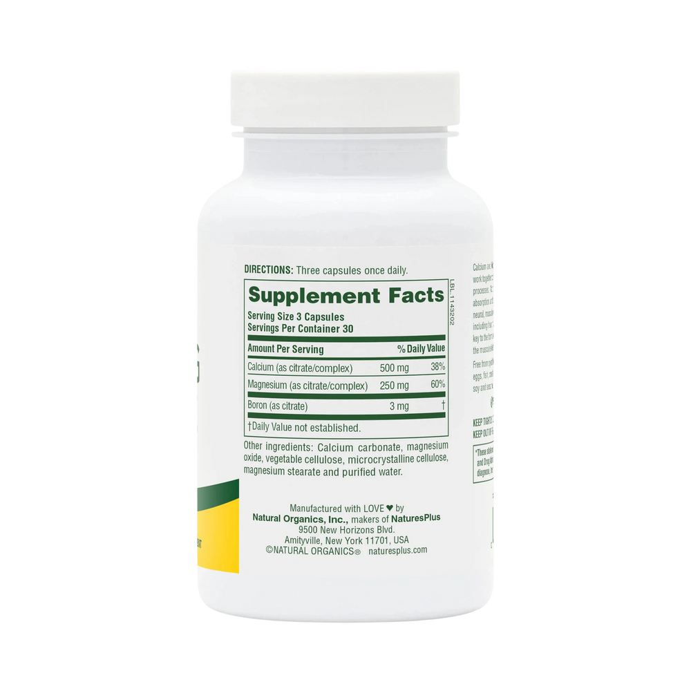 NaturesPlus, Cal/Mag Citrate, 90 Capsules