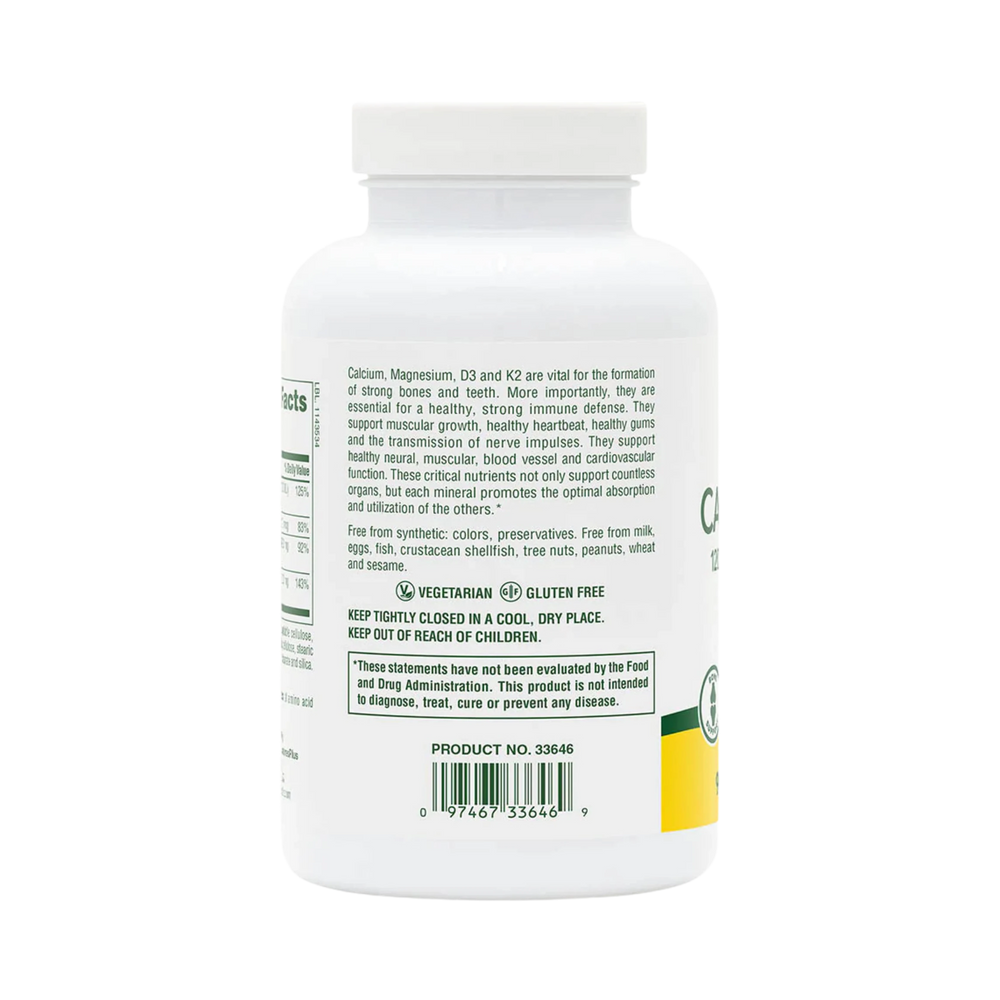 NaturesPlus, Cal/Mag/Vit D3 with Vitamin K2, 90 Tablets