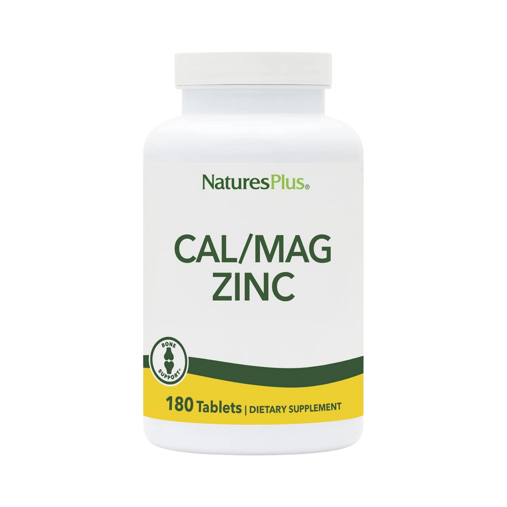 NaturesPlus, Cal/Mag Zinc, 180 Tablets