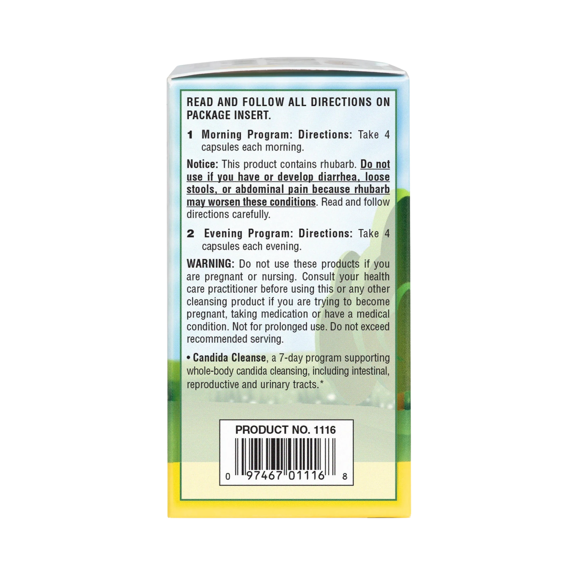NaturesPlus, Candida Cleanse, 7 Day Program, 2 Bottles, 28 Capsules Each