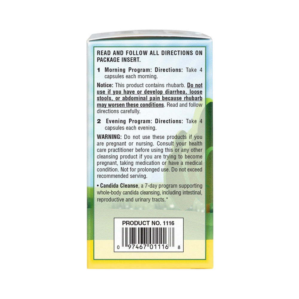 NaturesPlus, Candida Cleanse, 7 Day Program, 2 Bottles, 28 Capsules Each
