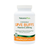 NaturesPlus, Chewable Love Buffs, Vitamin C, Natural Orange, 250 Mg, 90 Tablets