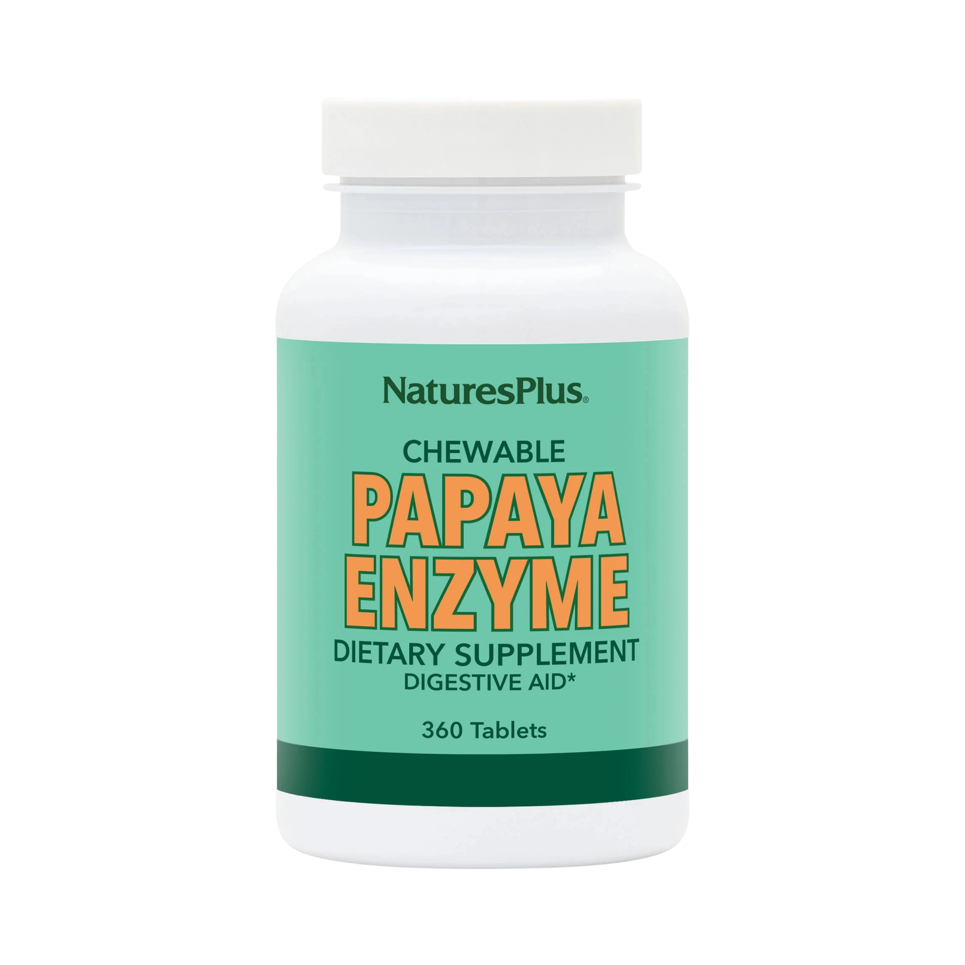NaturesPlus, Chewable Papaya Enzyme, 360 Tablets