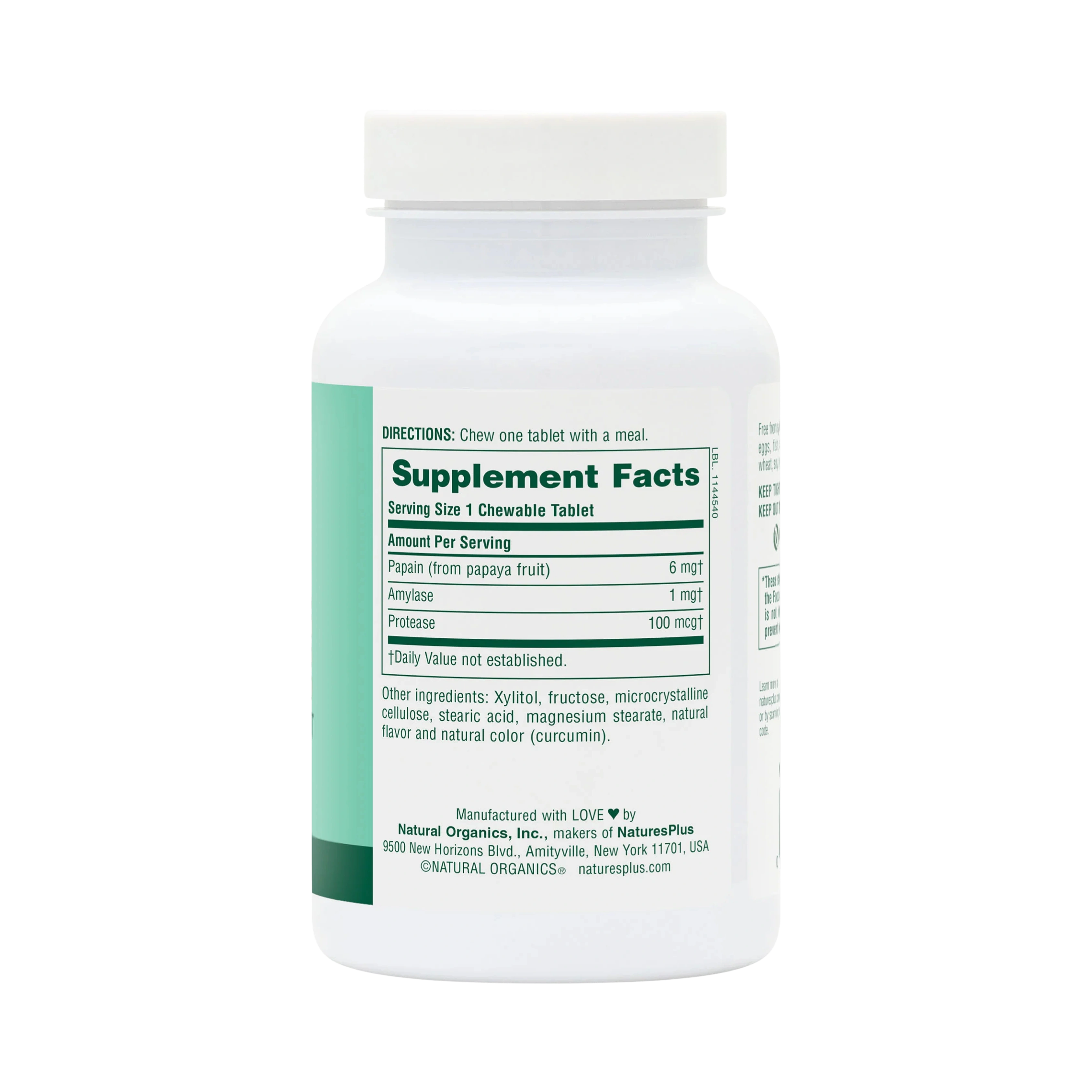 NaturesPlus, Chewable Papaya Enzyme, 360 Tablets
