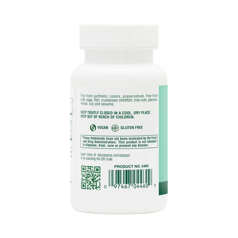 NaturesPlus, Chewable Papaya Enzyme Supplement, 180 Tablets