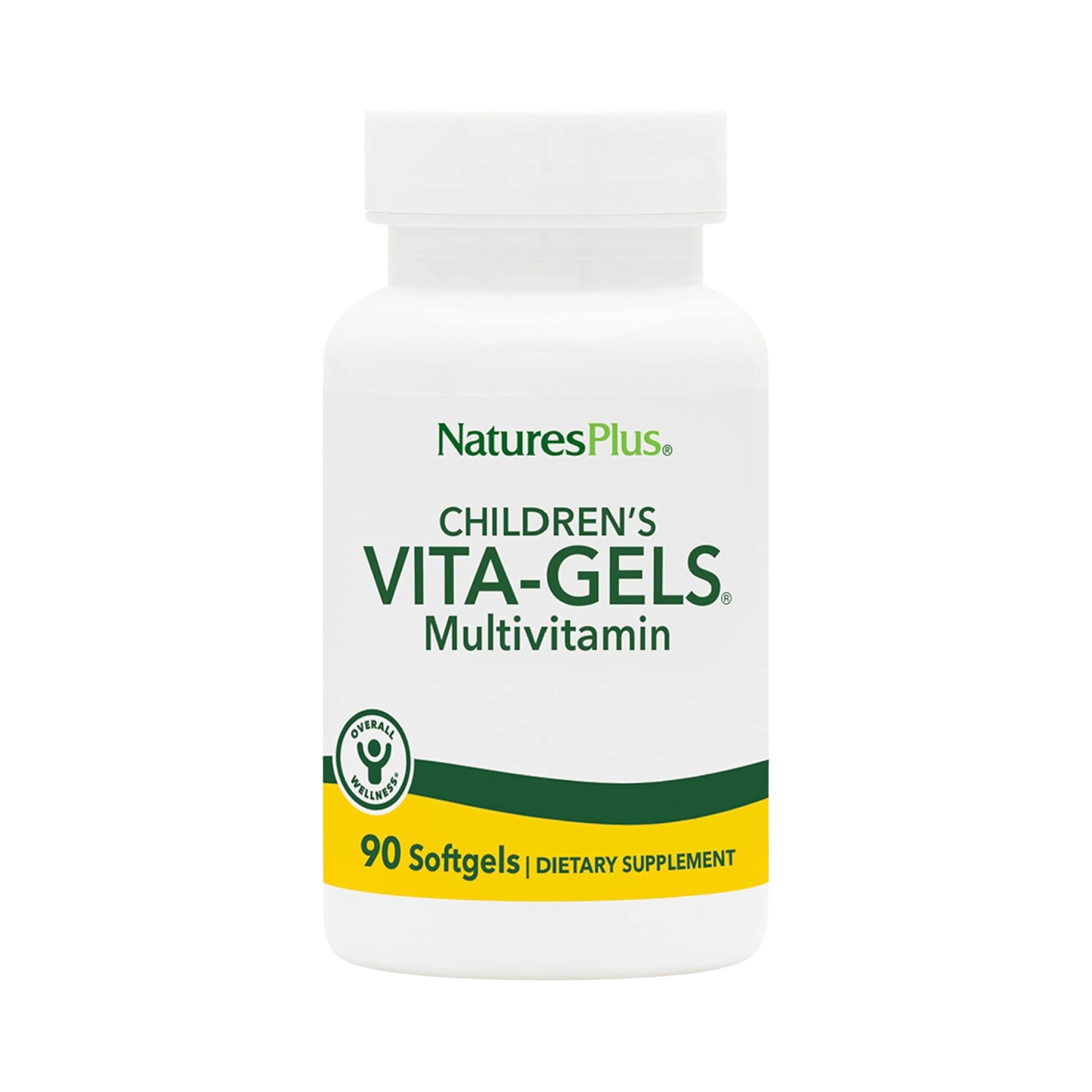 NaturesPlus, Children's Vita-Gels Multivitamin, Orange, 90 Softgels