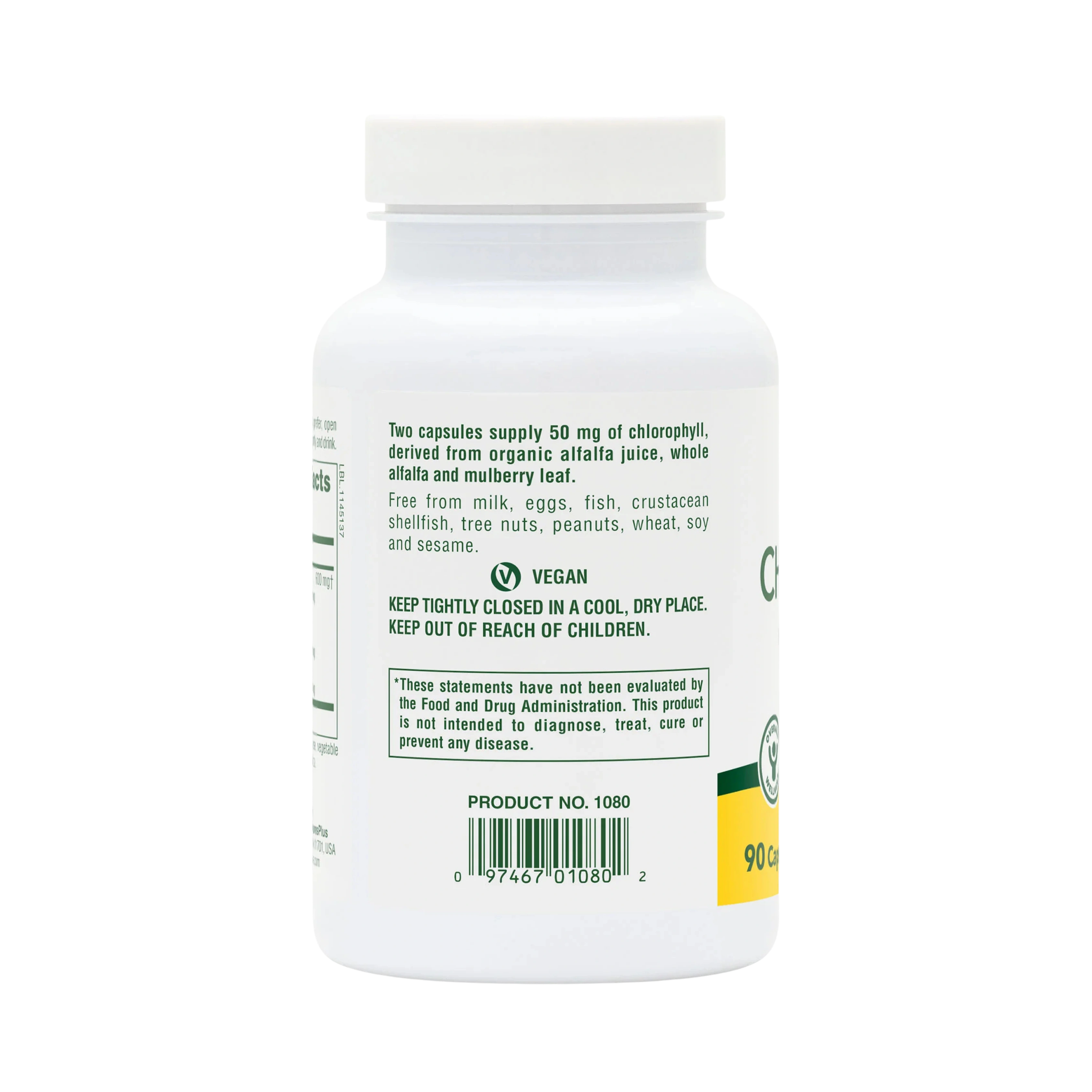 NaturesPlus, Chlorophyll Complex, 90 Capsules