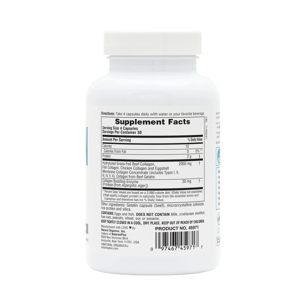 NaturesPlus, Collagen Peptides, 120 Capsules