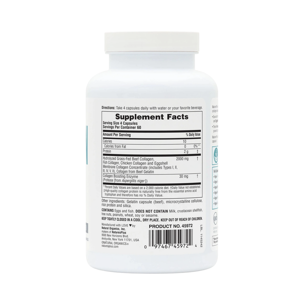 NaturesPlus, Collagen Peptides, 240 Capsules