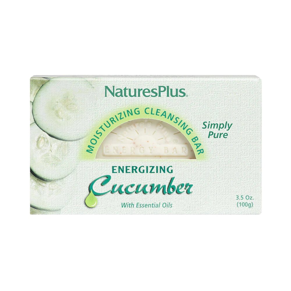 NaturesPlus, Cucumber Moisturizing Cleansing Bar, 3.5 Oz