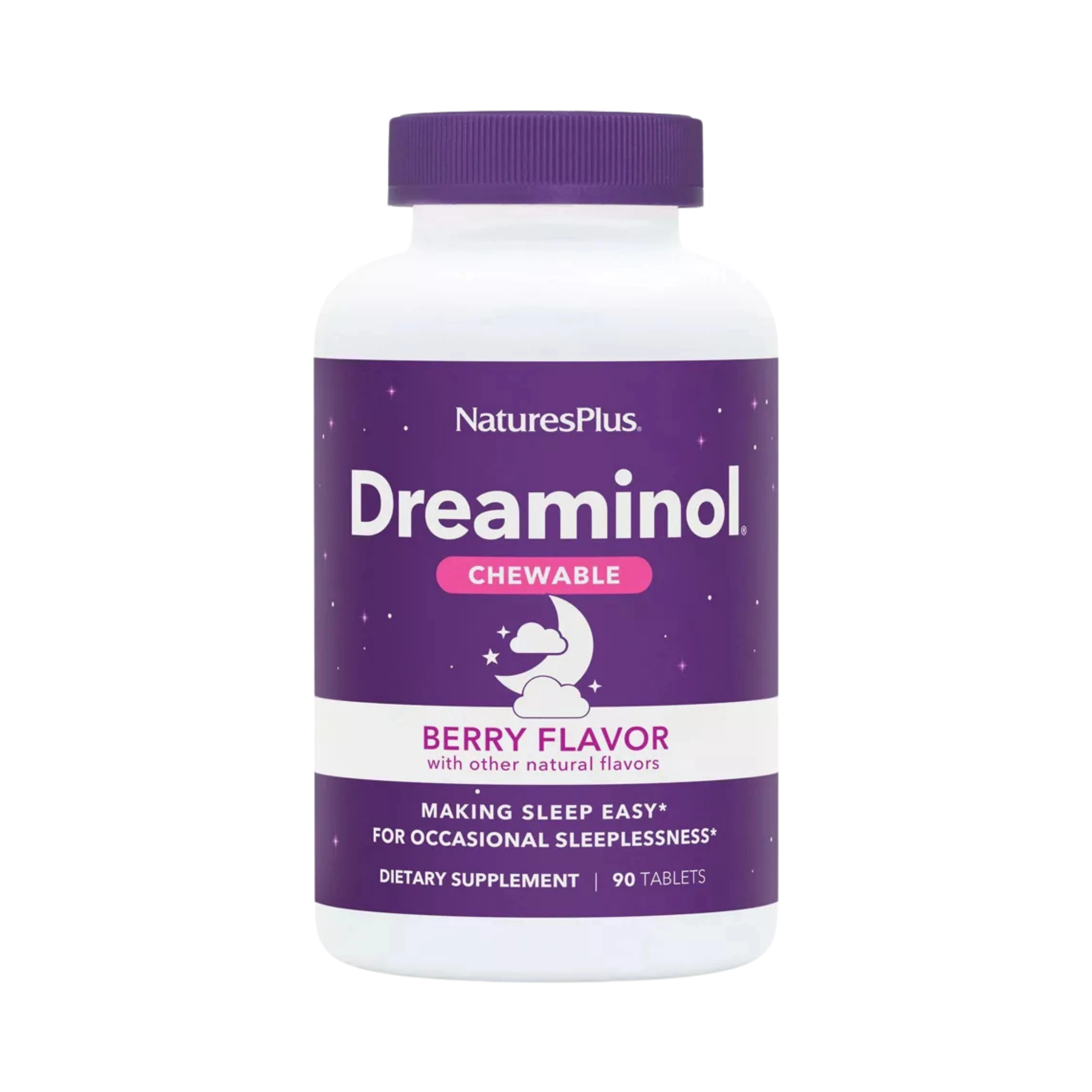NaturesPlus, Dreaminol-Sleep Chewable-Berry Flavor, 90 Chewable
