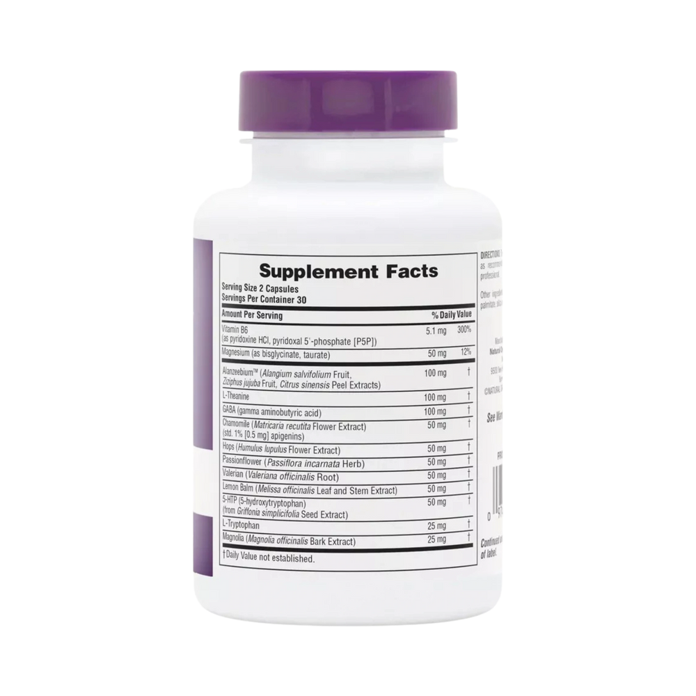 NaturesPlus, Dreaminol, Stress & Sleep Complex, Melatonin Free, 60 Capsules