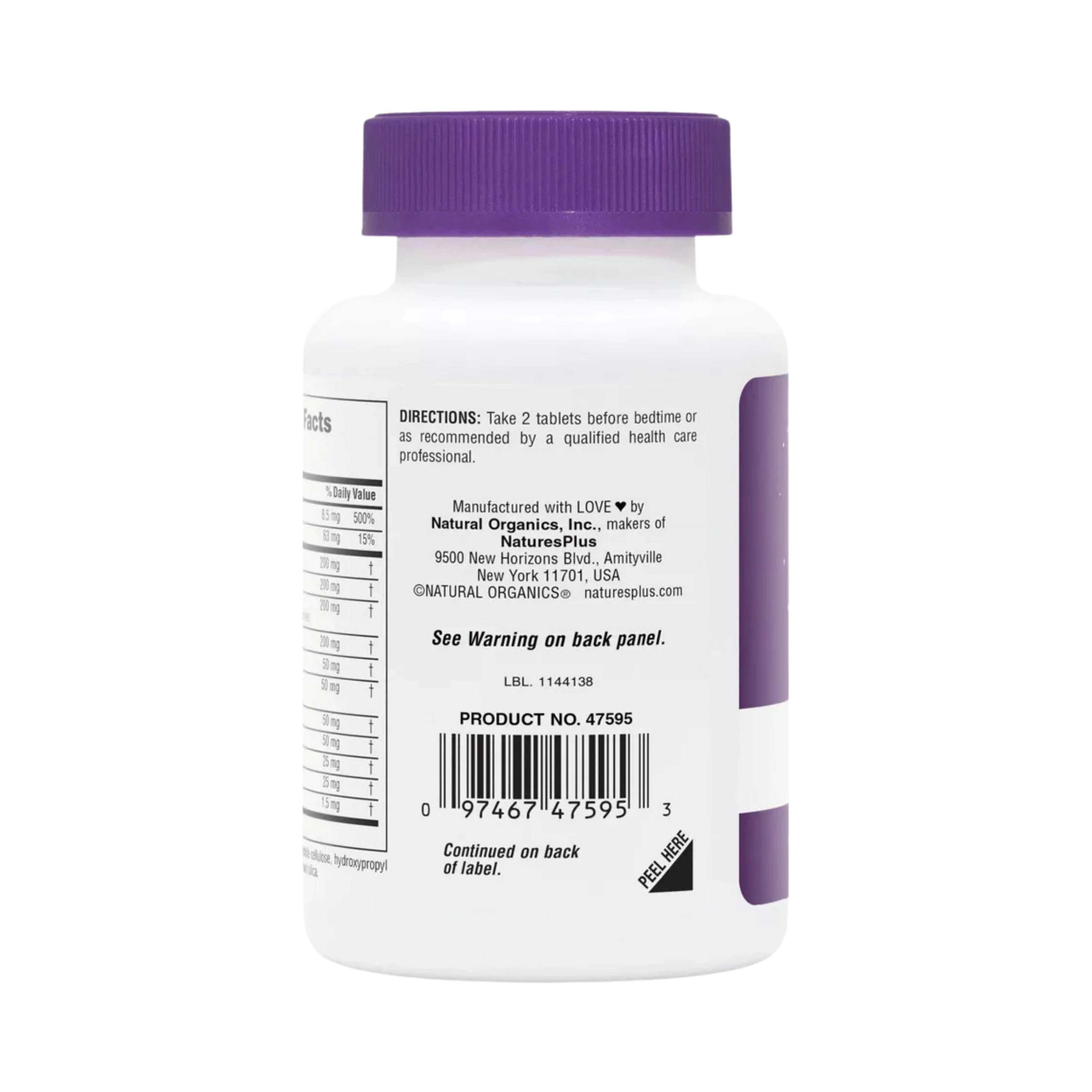 NaturesPlus, Dreaminol, Tri-Phase Sleep Complex, 60 Tablets