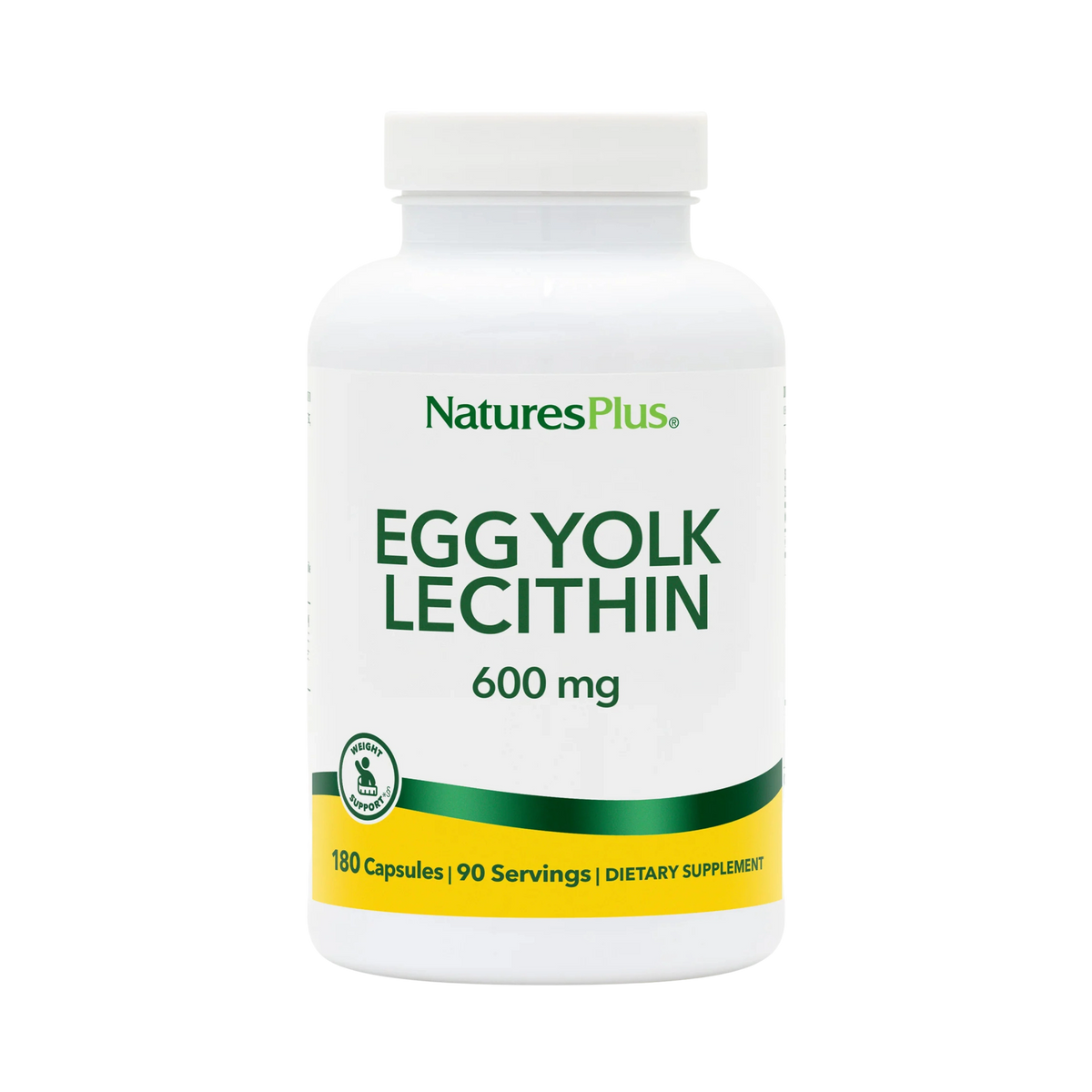 NaturesPlus, Egg Yolk Lecithin, 180 Capsules
