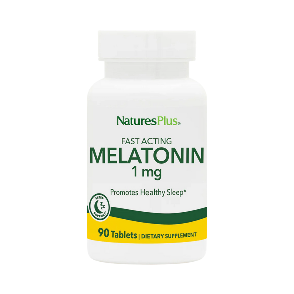 NaturesPlus, Fast Acting Melatonin, 1 Mg, 90 Tablets