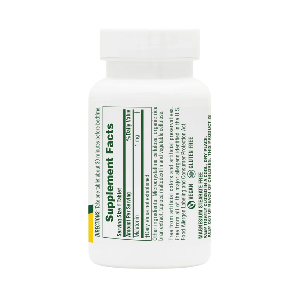 NaturesPlus, Fast Acting Melatonin, 1 Mg, 90 Tablets