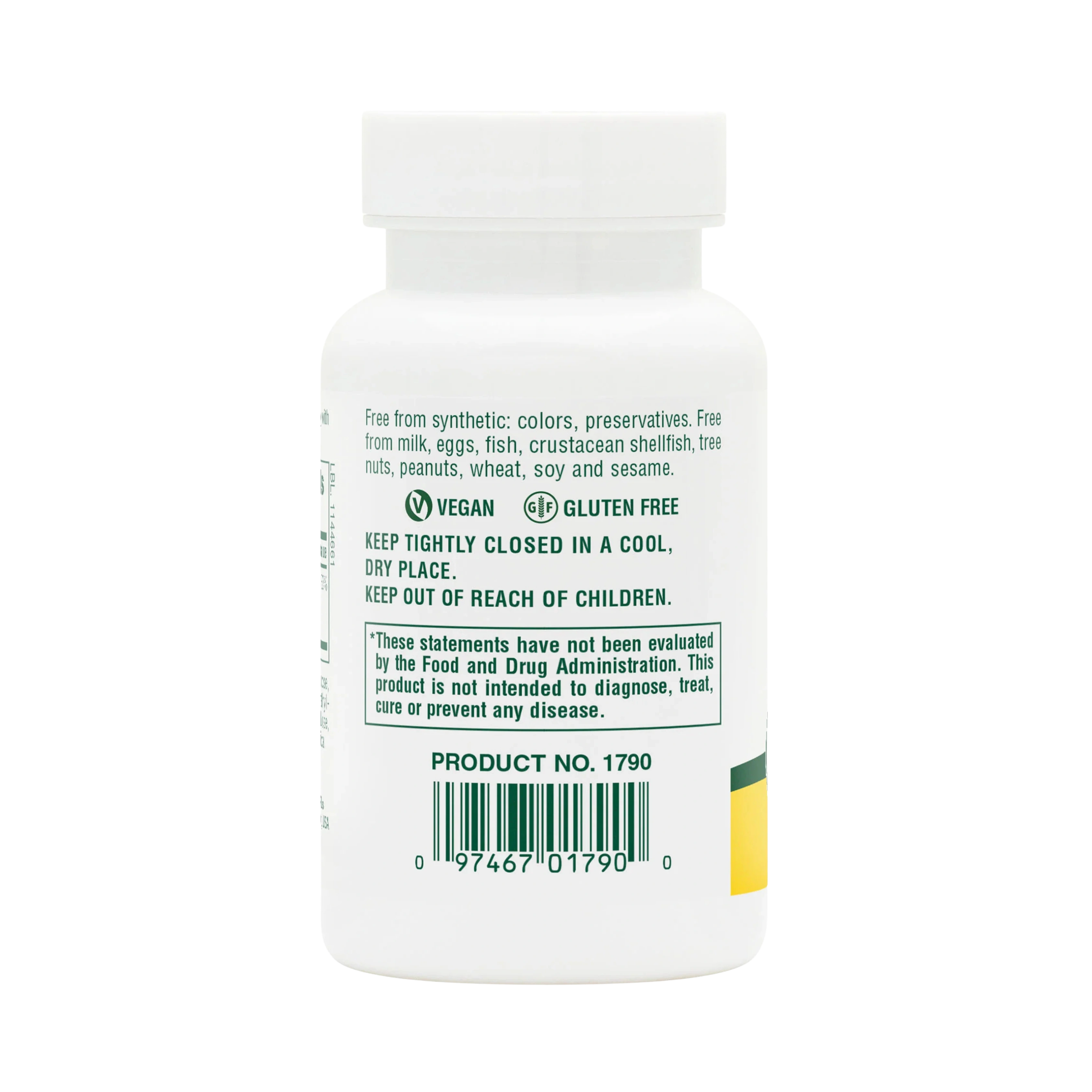 NaturesPlus, Folic Acid as Methylfolate, 800 Mcg, 90 Tablets
