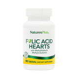 NaturesPlus, Folic Acid Hearts, 90 Tablets