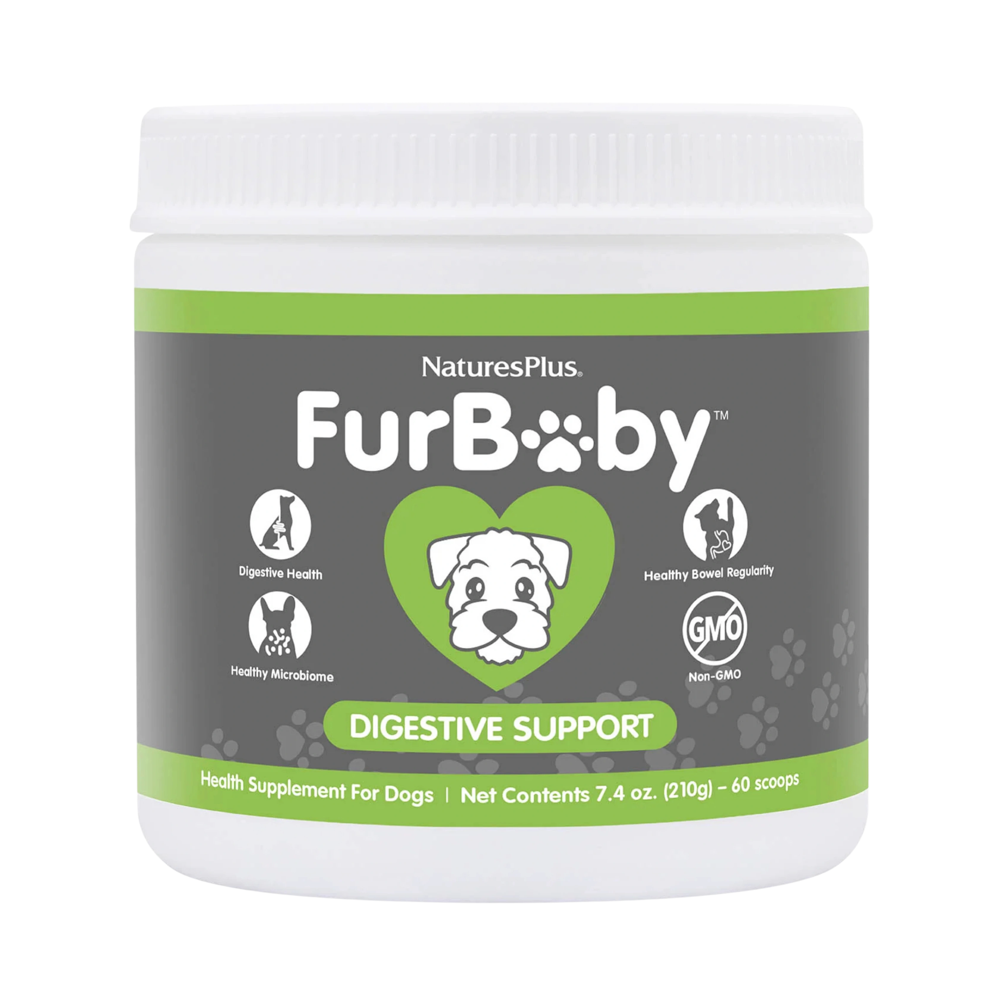 NaturesPlus, FurBaby, Digestive Support for Dogs, 7.4 Oz