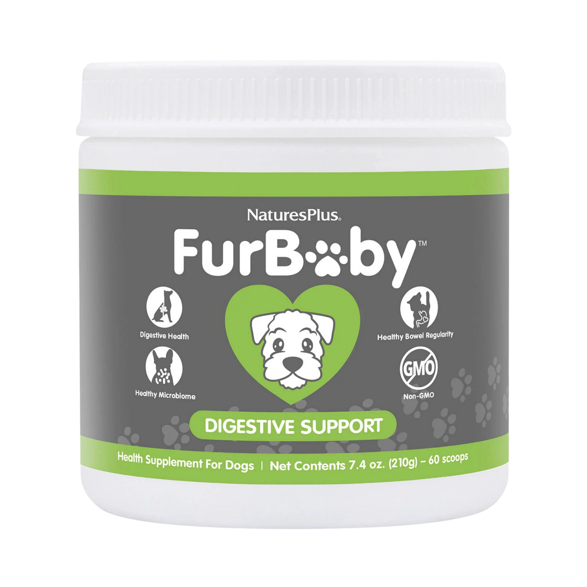 NaturesPlus, FurBaby, Digestive Support for Dogs, 7.4 Oz